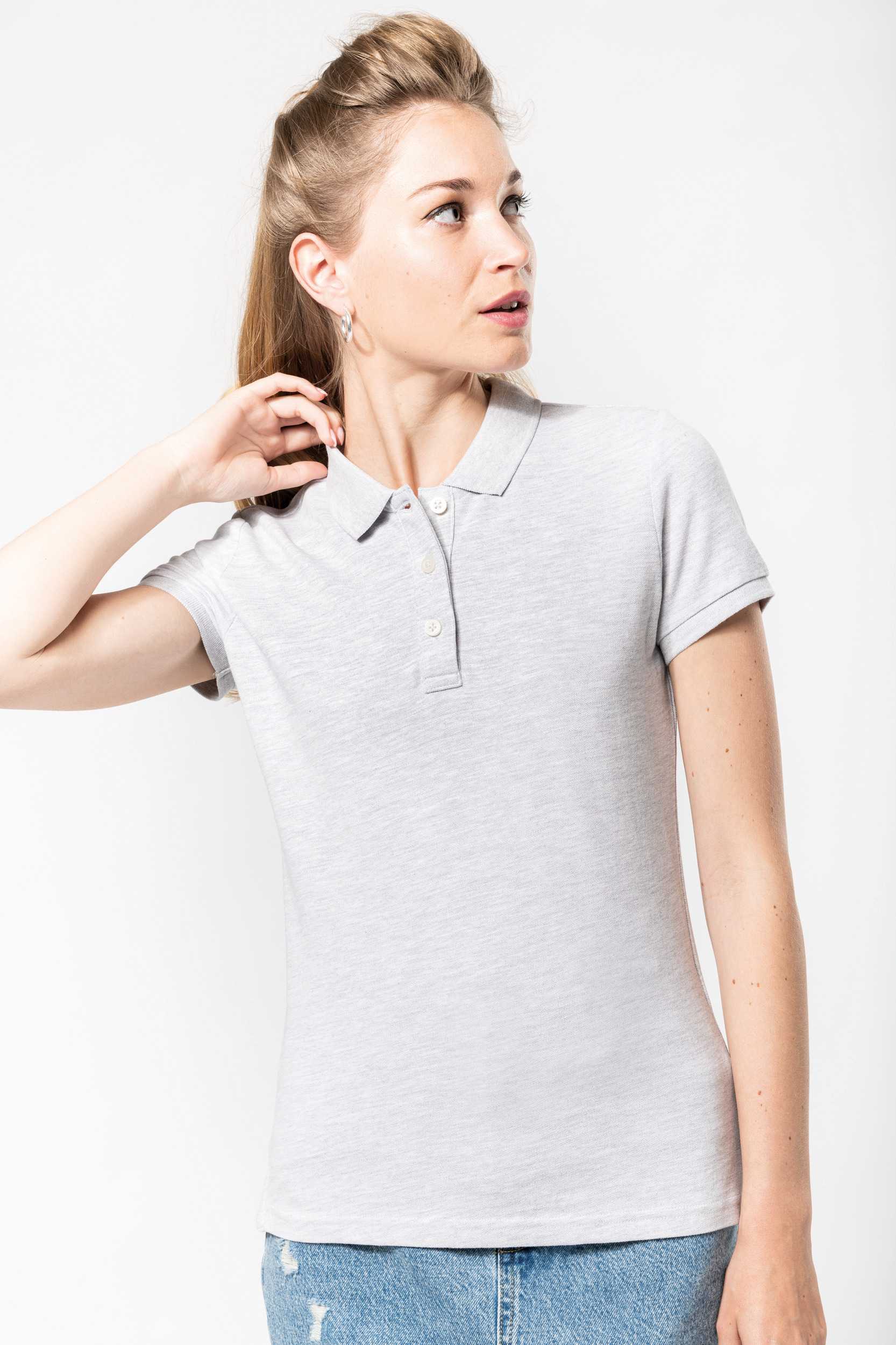  Kariban Polo vintage manga corta mujer