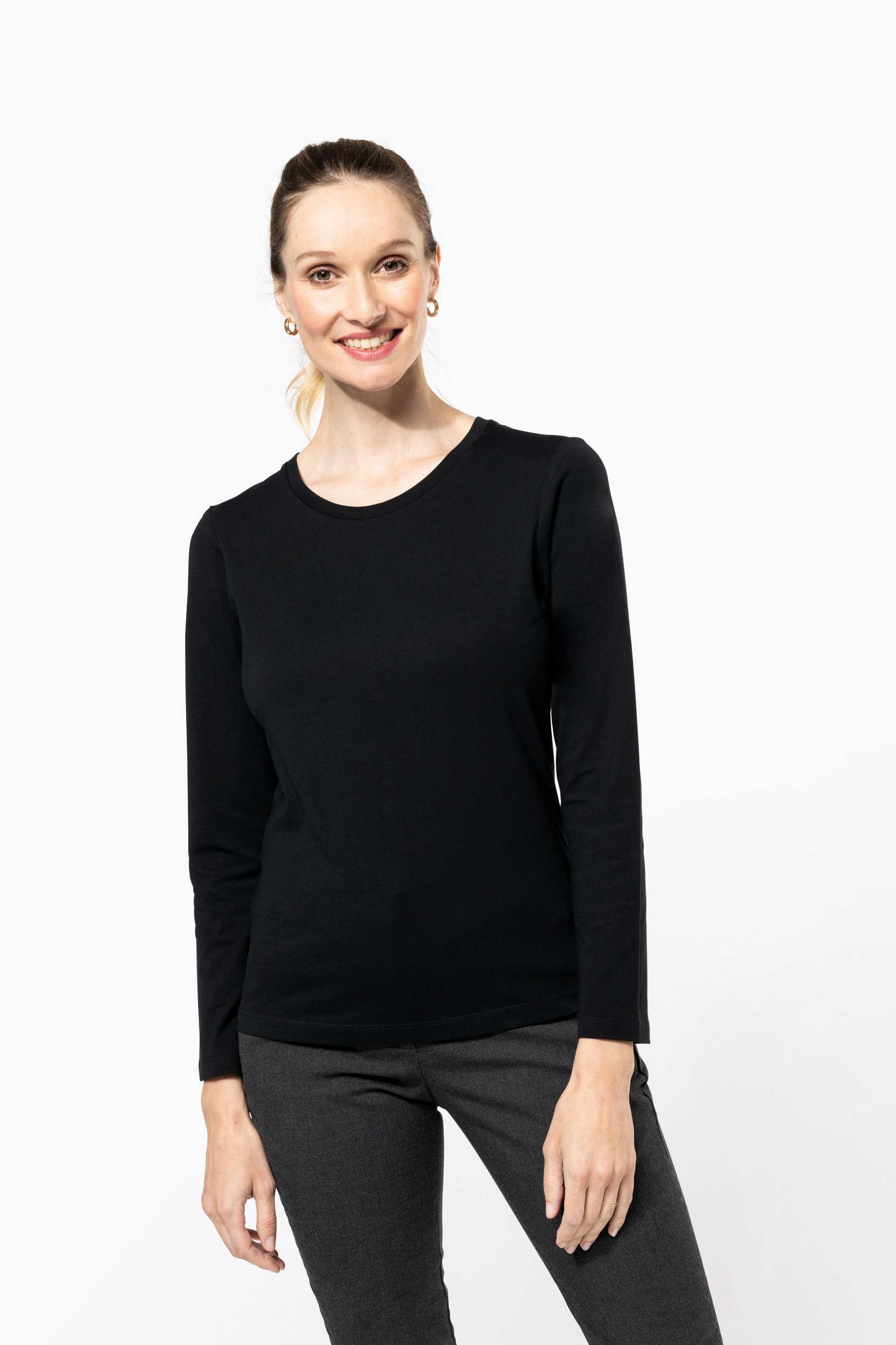  Kariban Premium Camiseta Supima® cuello redondo manga larga mujer