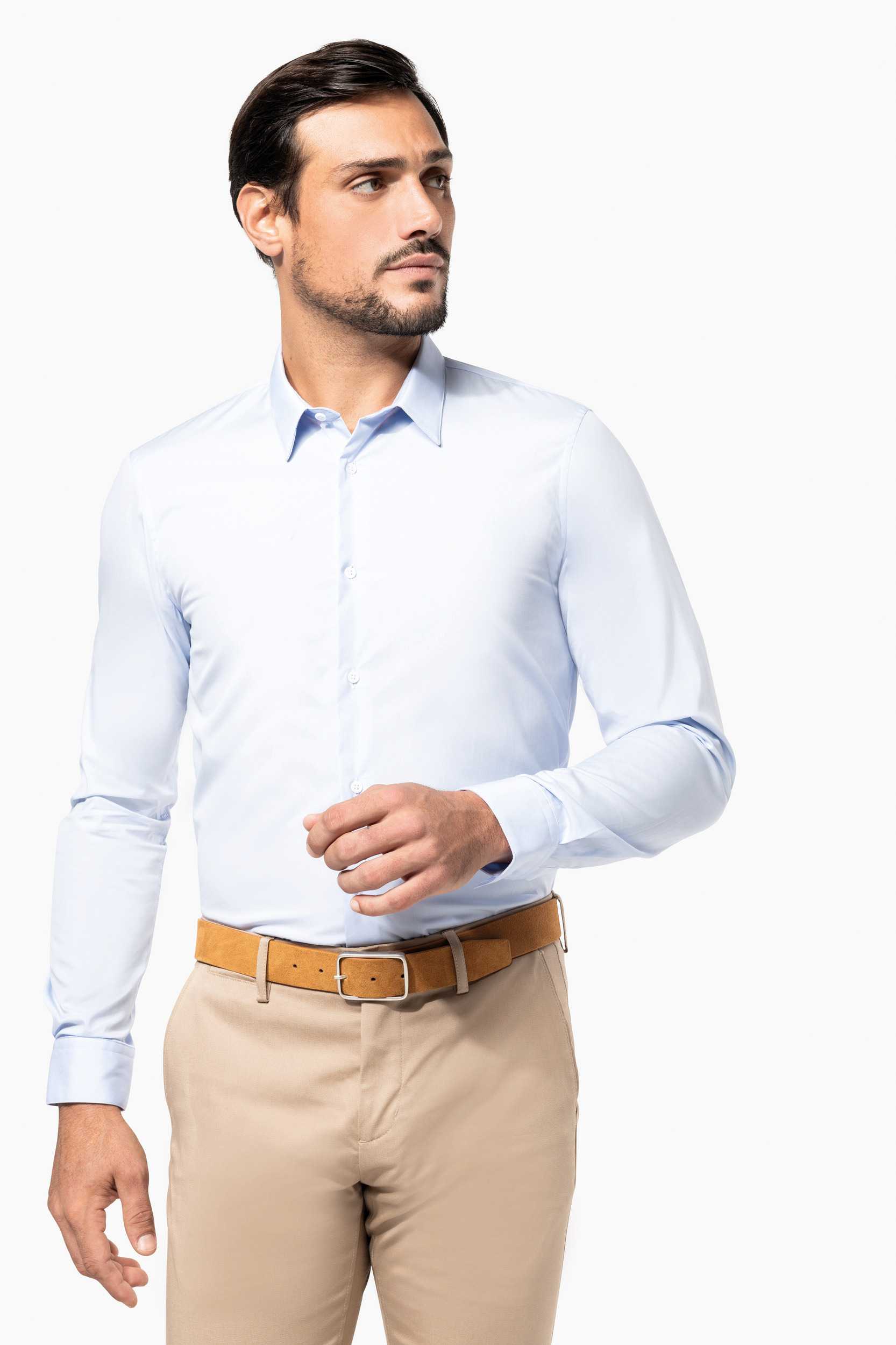  Kariban Premium Camisa popelina manga larga hombre