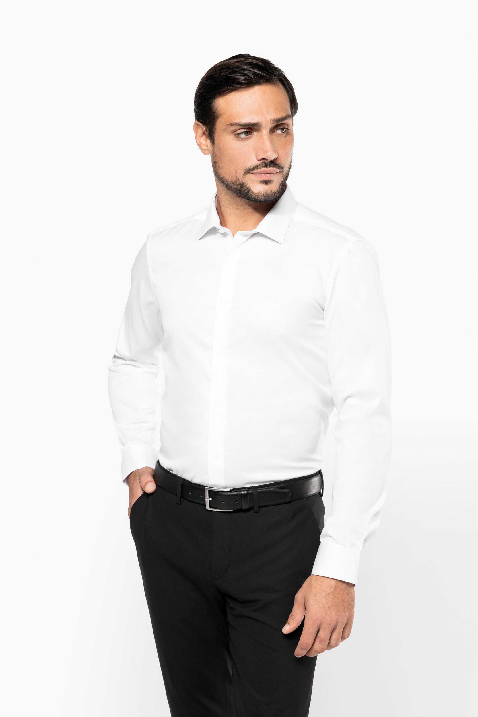  Kariban Premium Camisa sarga manga larga hombre