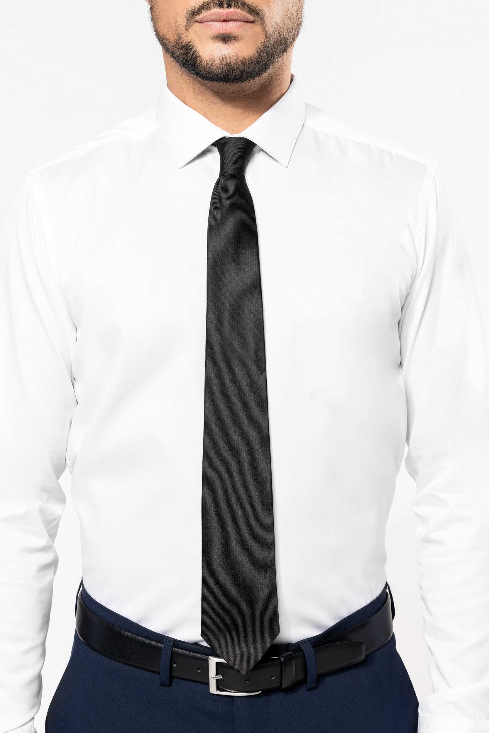  Kariban Premium Corbata sarga de seda hombre