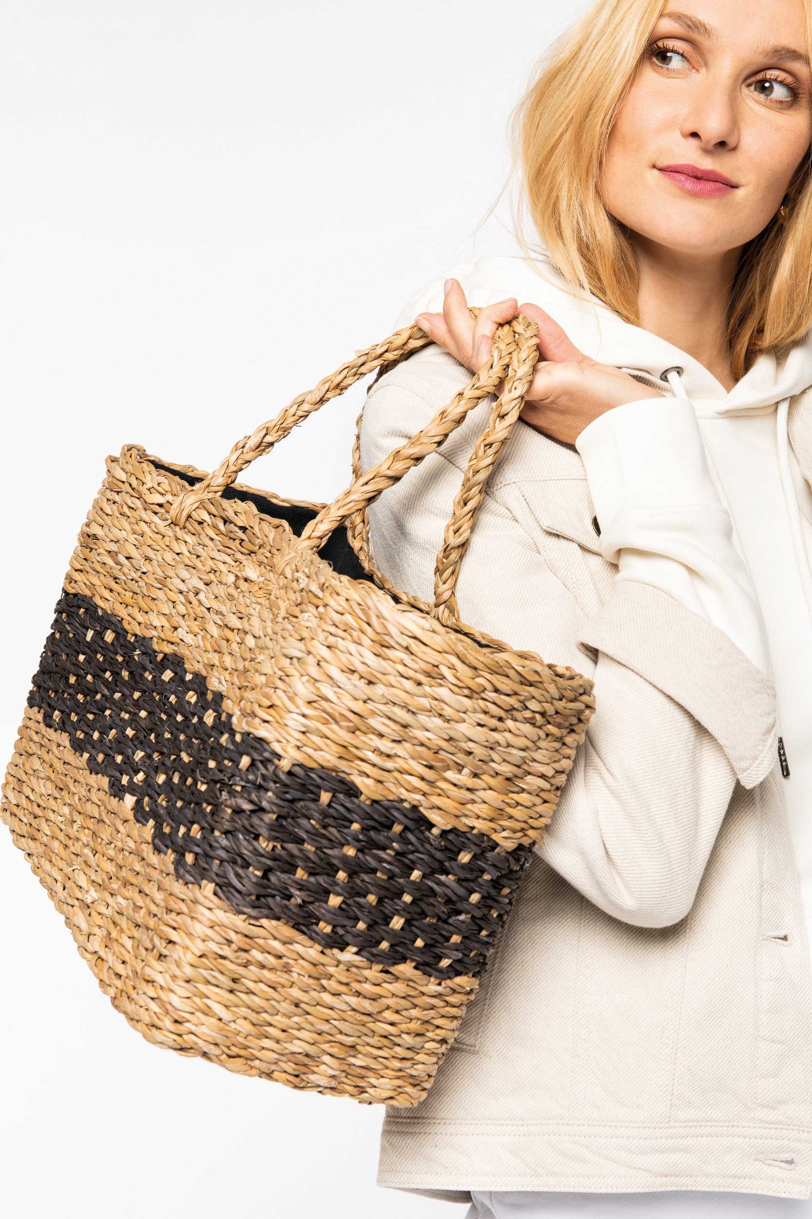 Cesta/Bolso de junco