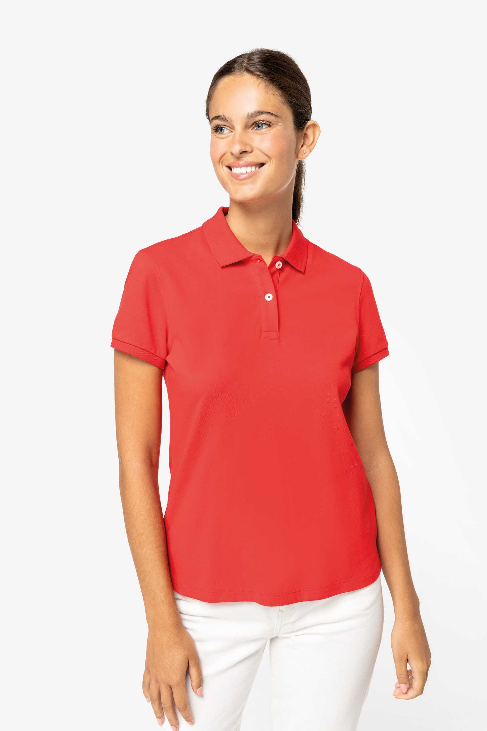  Native Spirit Polo ecorresponsable punto piqué mujer