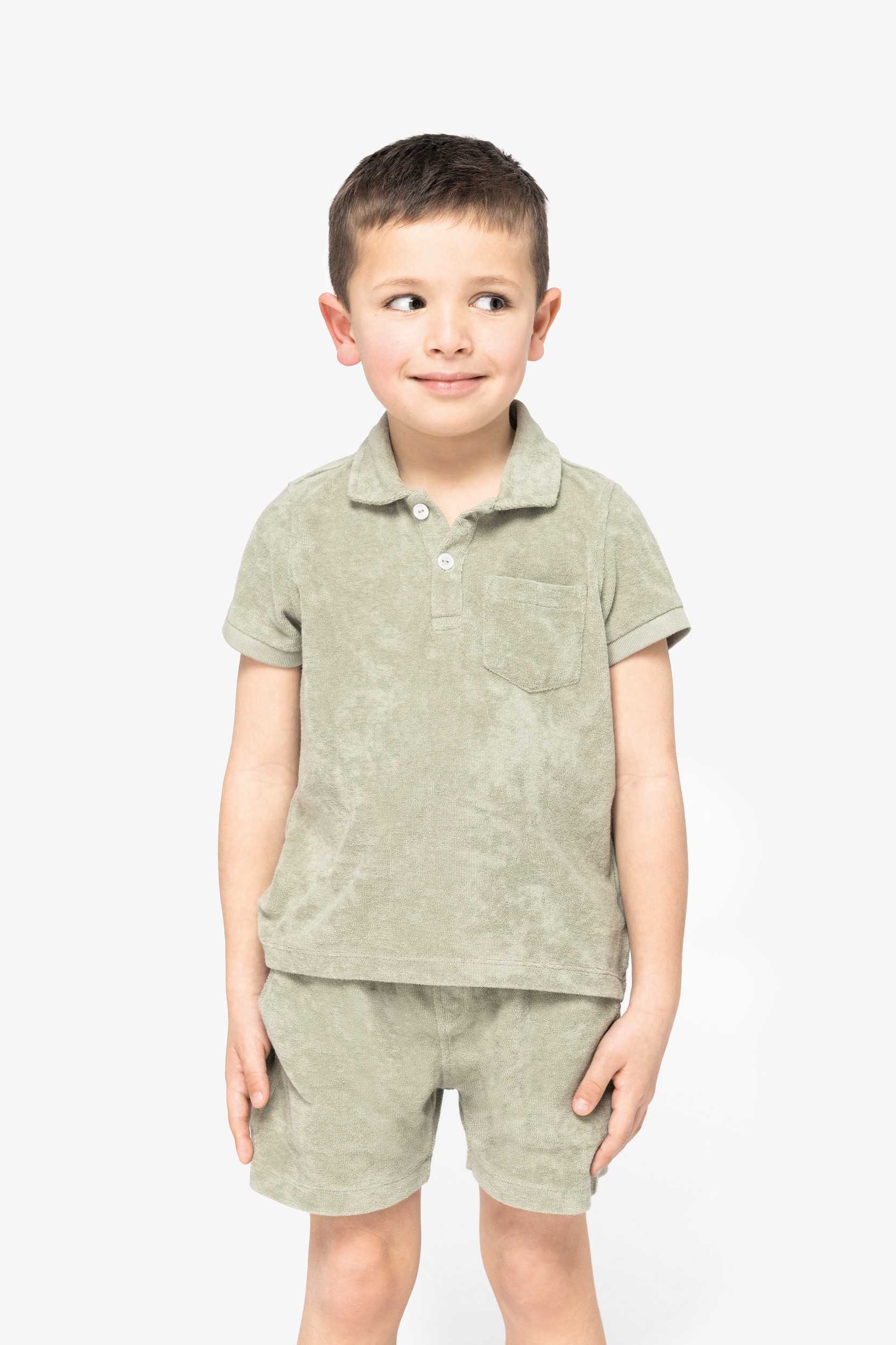  Native Spirit Polo ecorresponsable de rizo niño