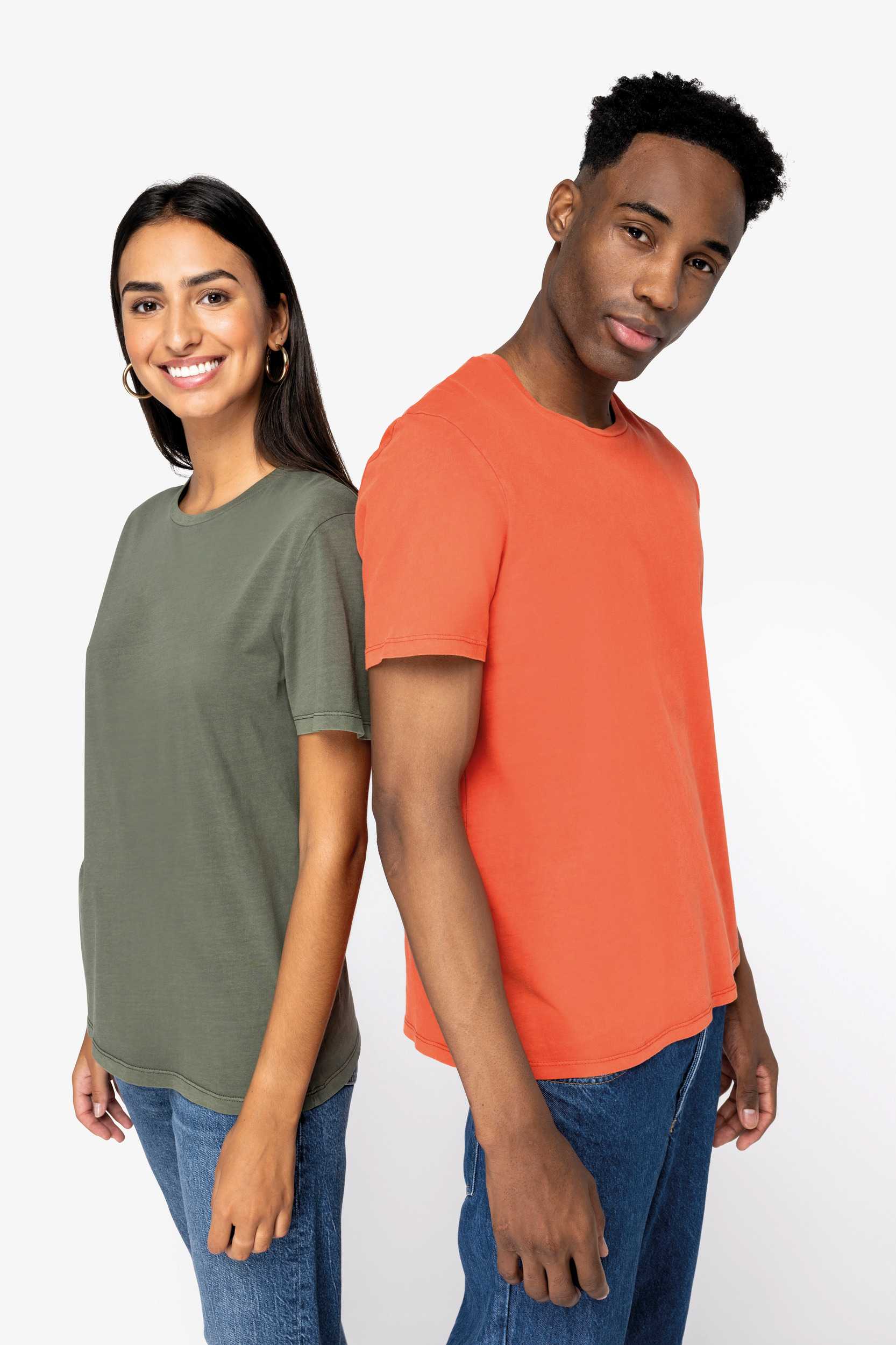  Native Spirit Camiseta ecorresponsable efecto lavado unisex