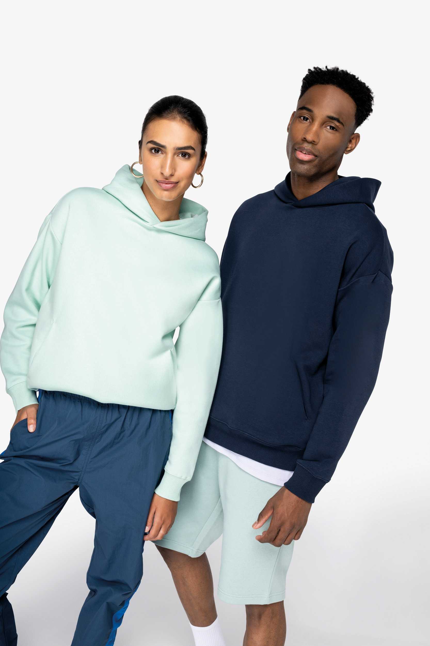  Native Spirit Sudadera ecorresponsable con capucha oversize unisex