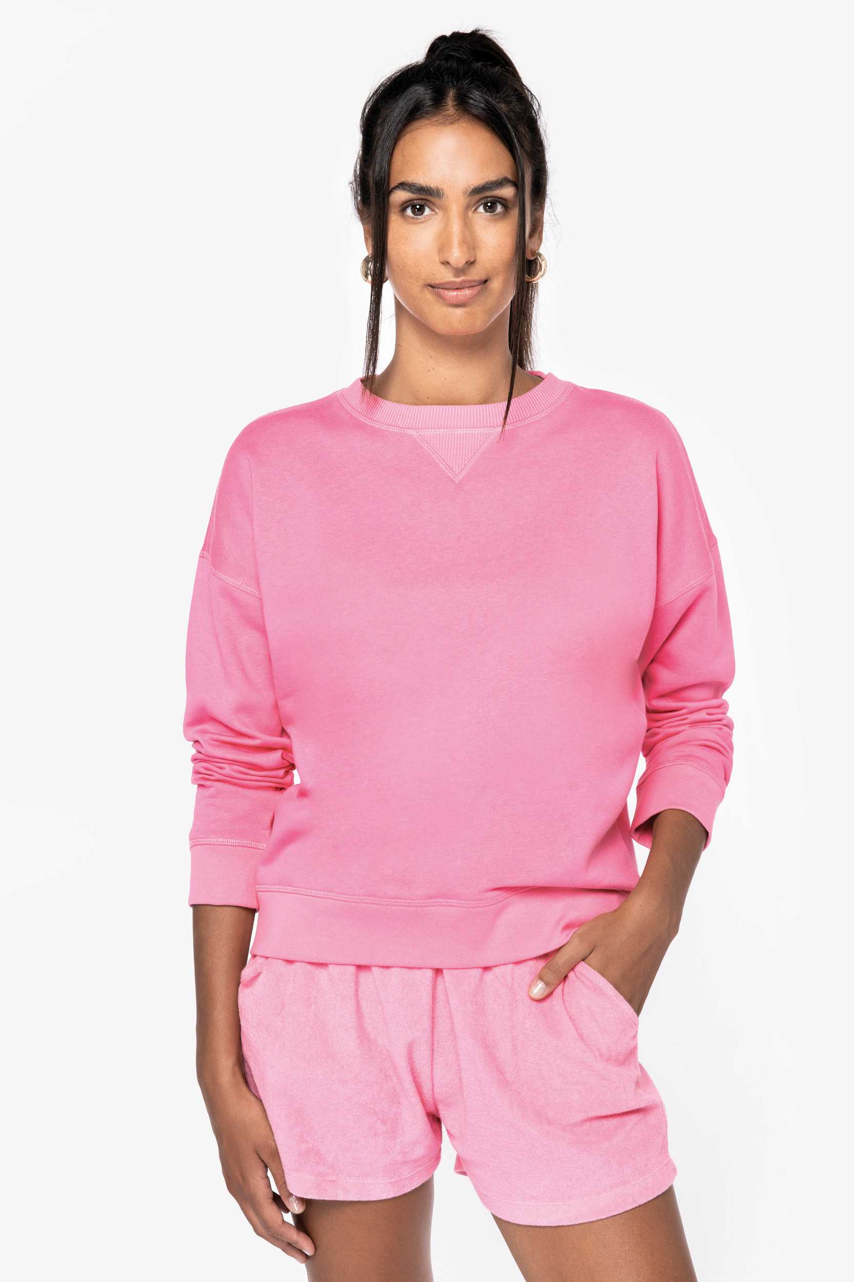  Native Spirit Sudadera ecorresponsable hombros caídos mujer