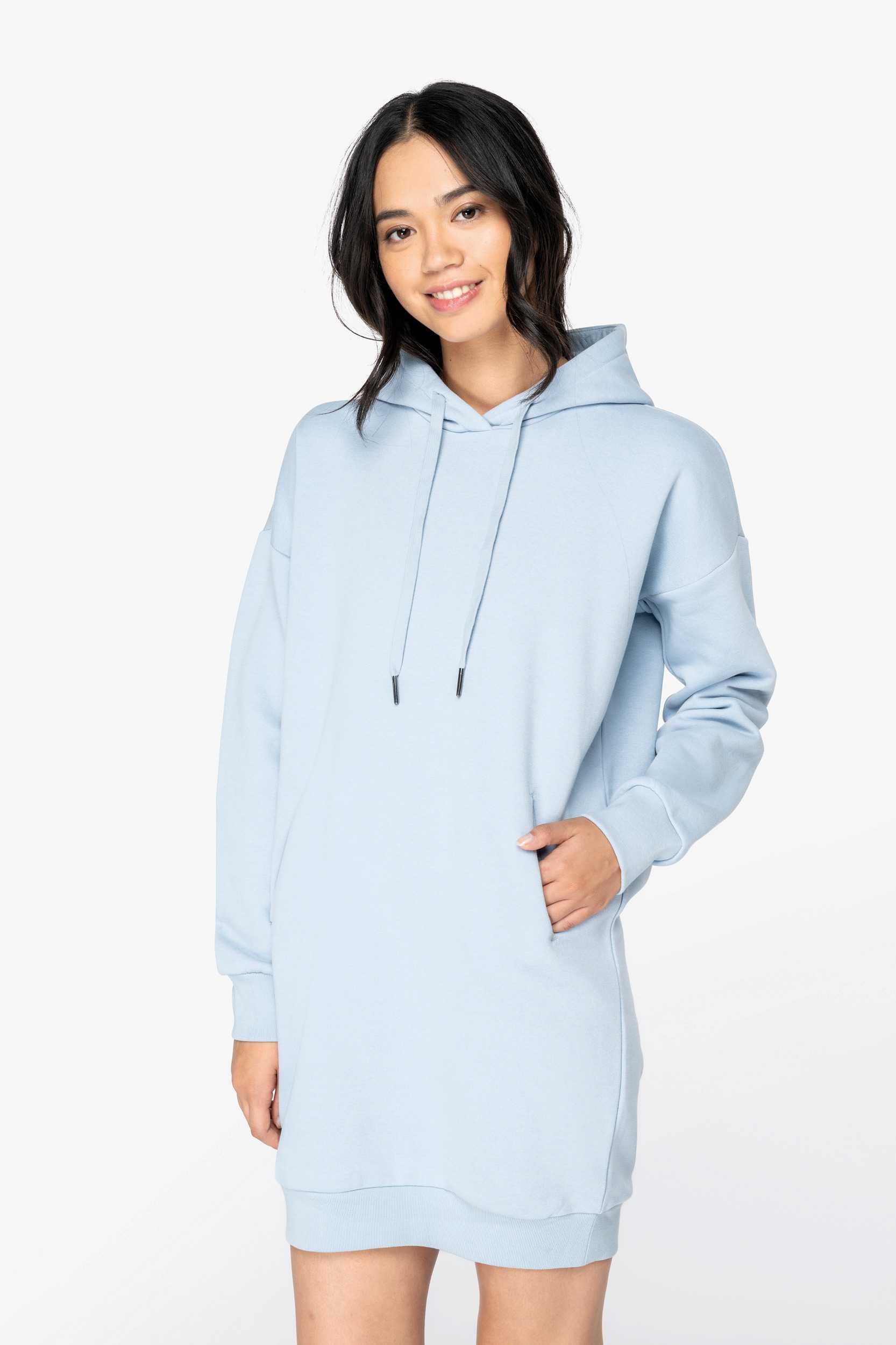  Native Spirit Vestido tipo sudadera ecorresponsable con capucha mujer