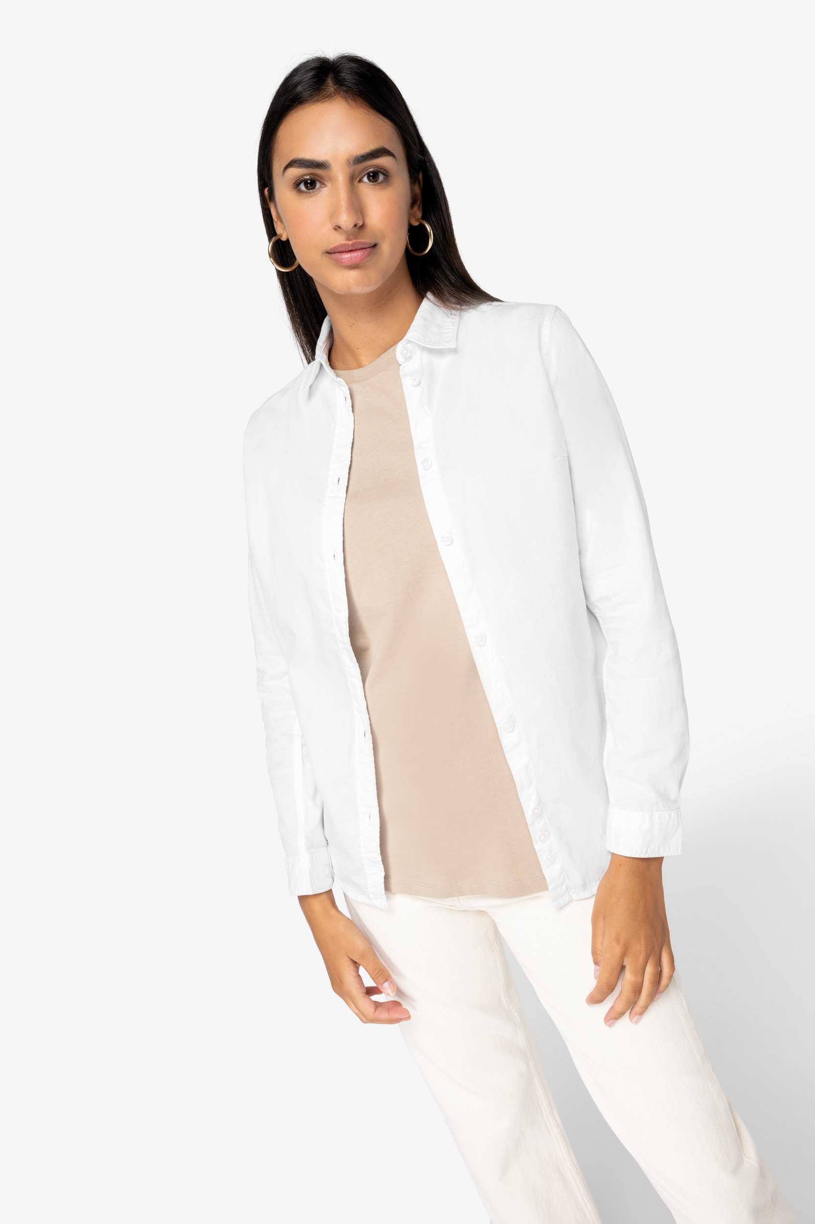  Native Spirit Camisa ecorresponsable efecto lavado mujer