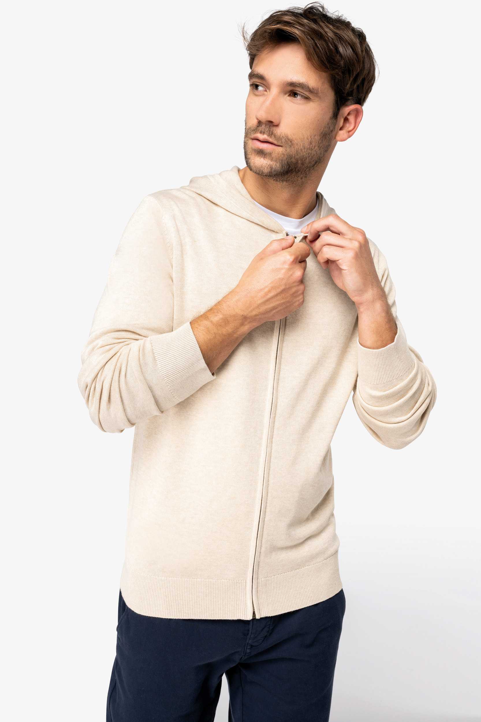  Native Spirit Jersey ecorresponsable con capucha de lyocell hombre