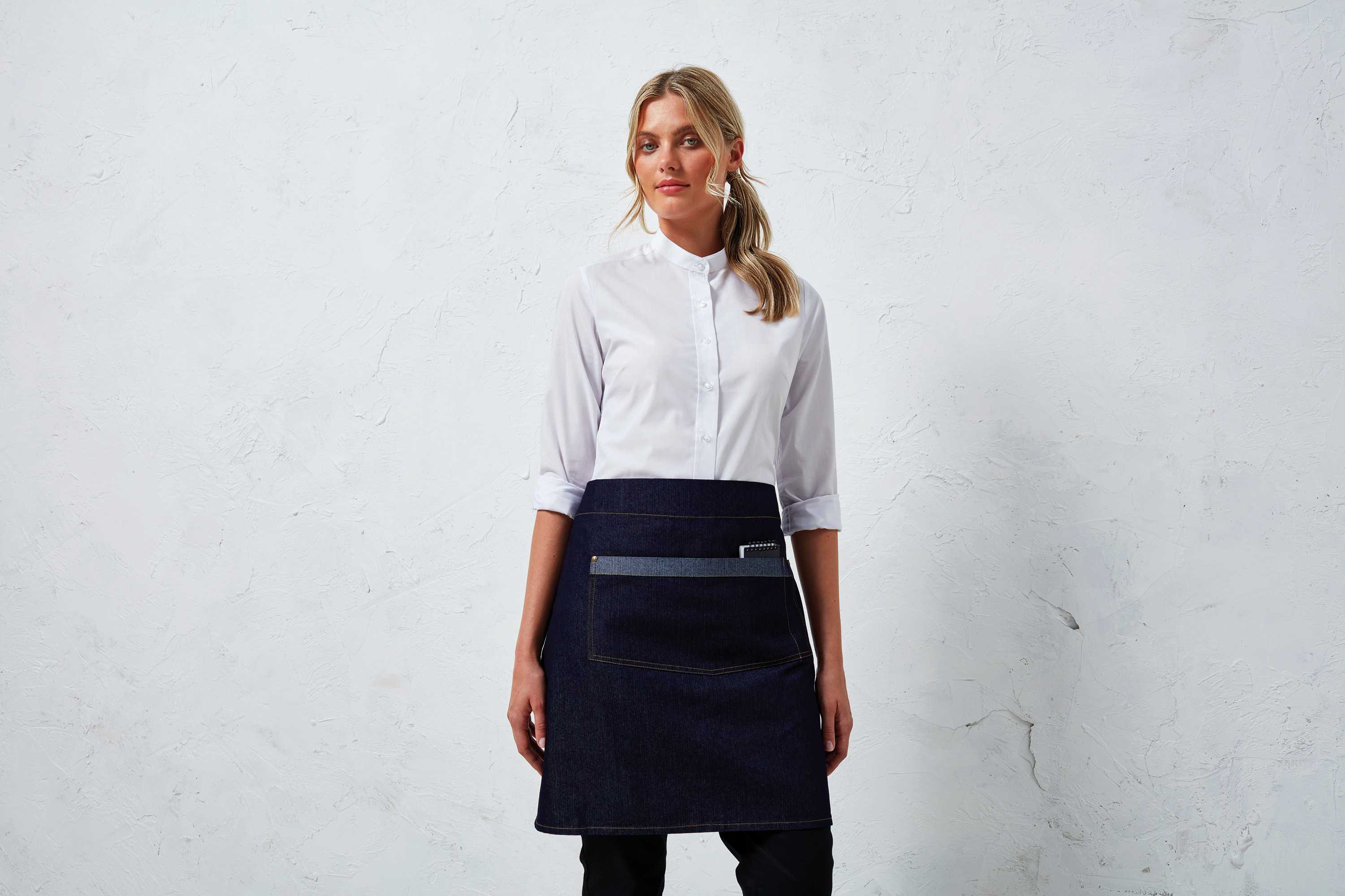  Premier Delantal Semi-largo «Denim Domain»