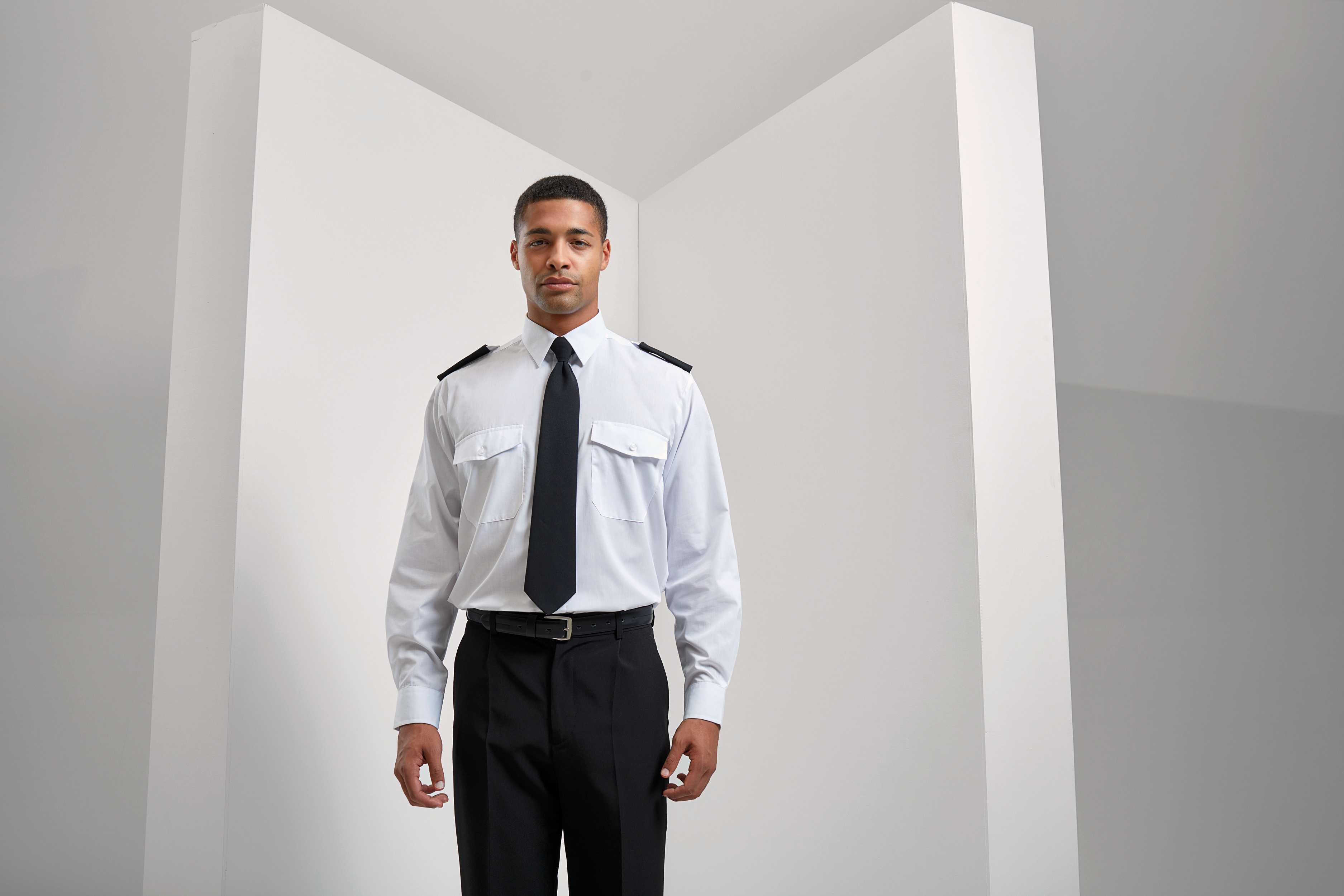  Premier Camisa Piloto manga larga hombre