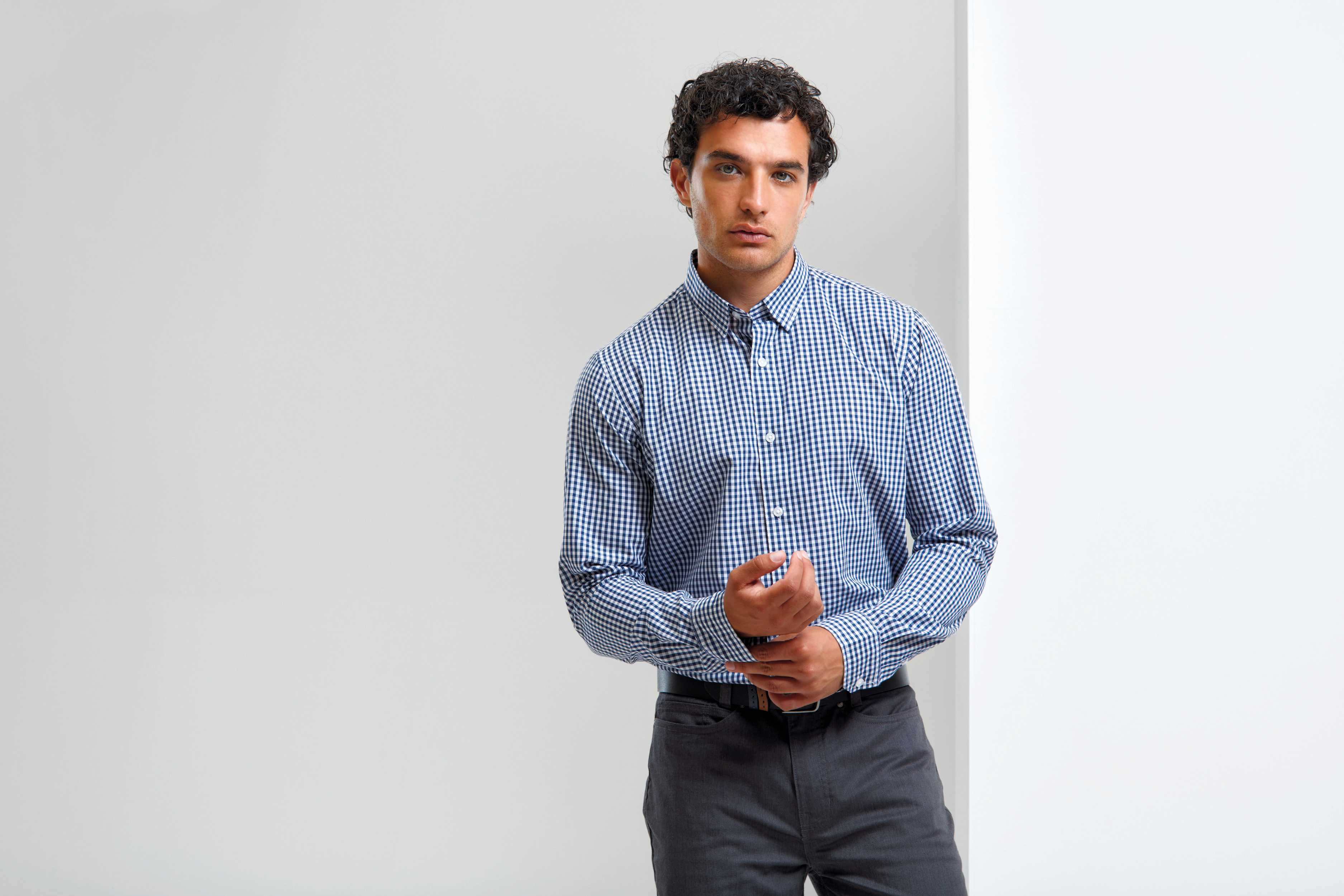  Premier Camisa Vichy con cuadros grandes