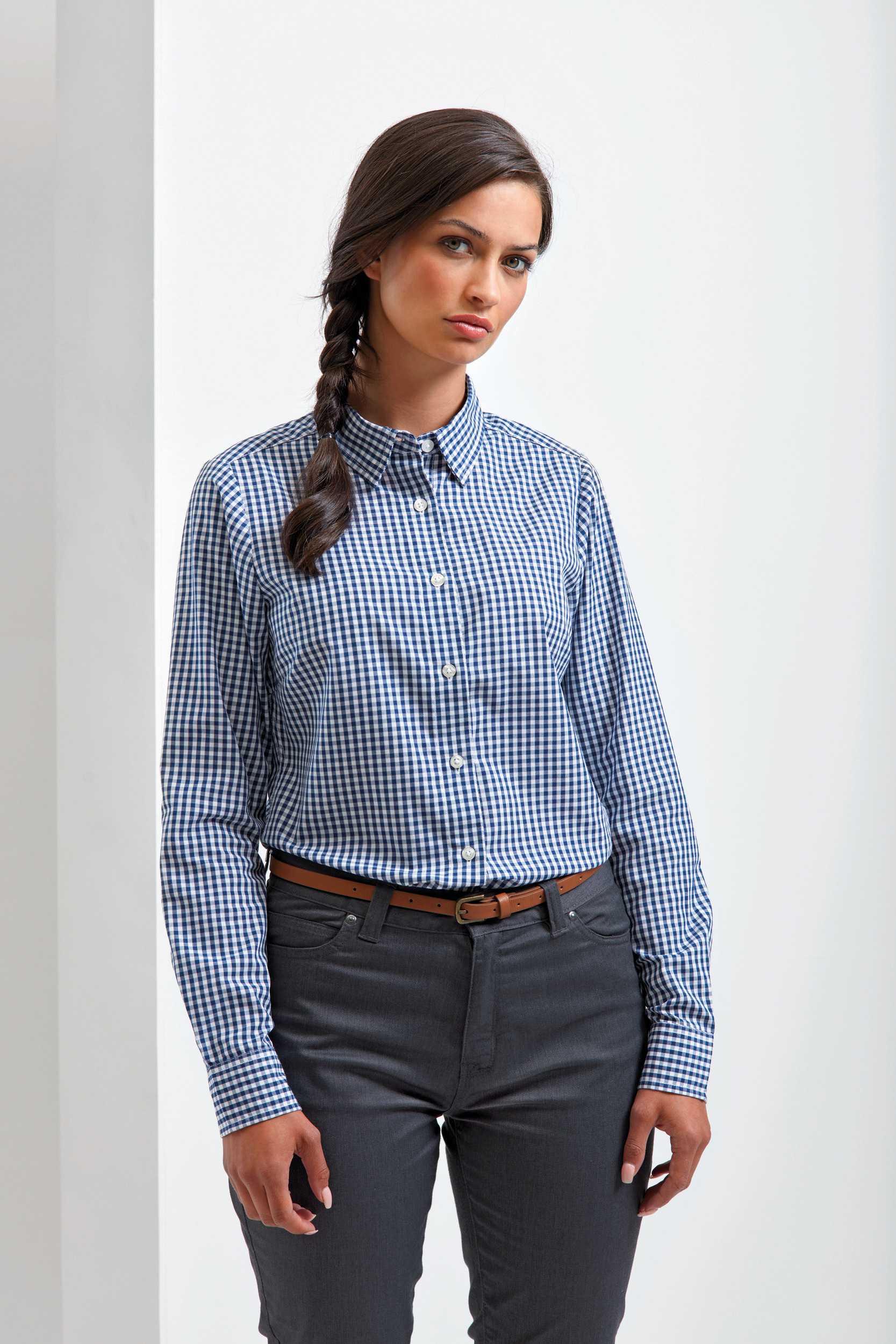  Premier Camisa Vichy con cuadros grandes