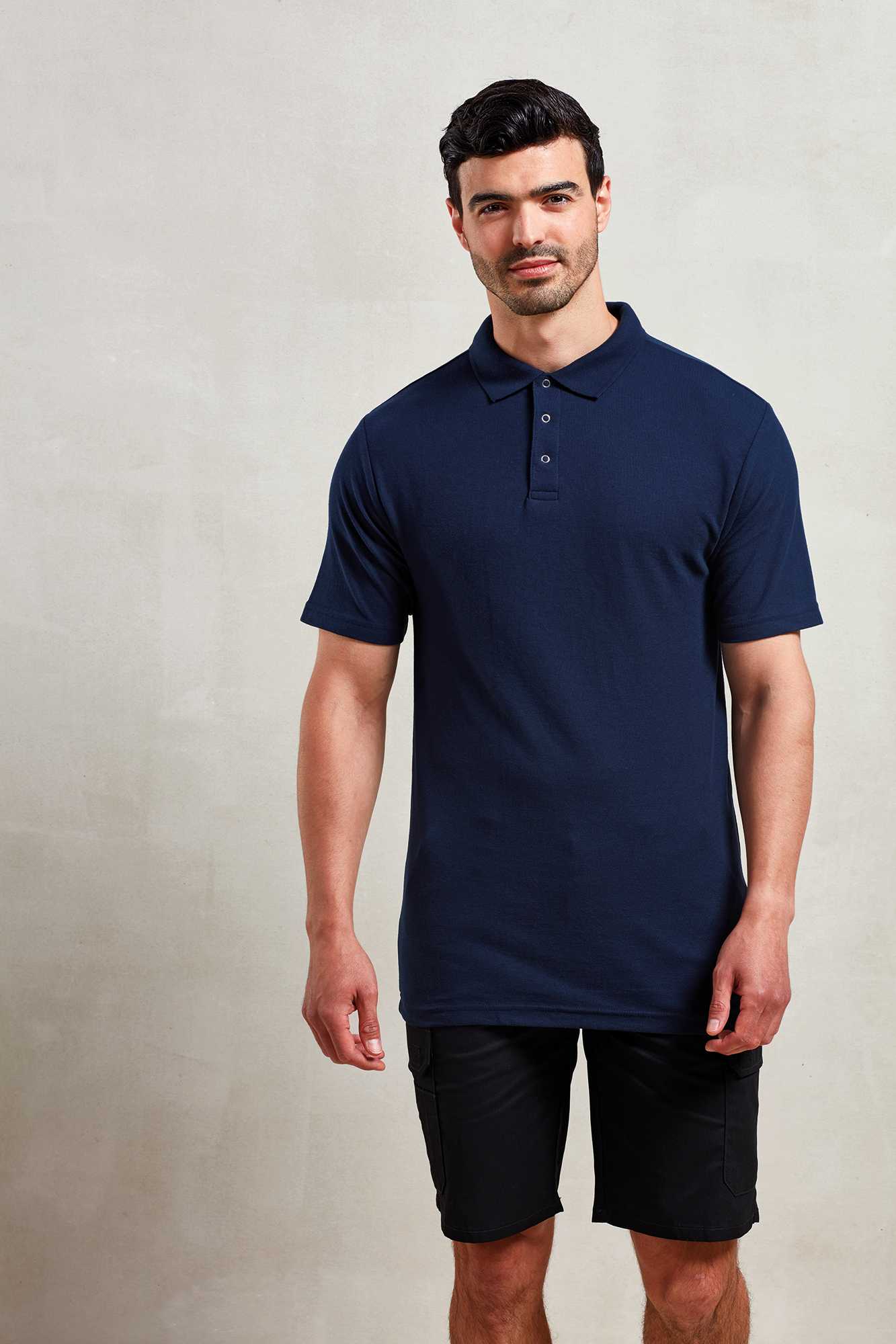 Polo con botón a presión Coolchecker