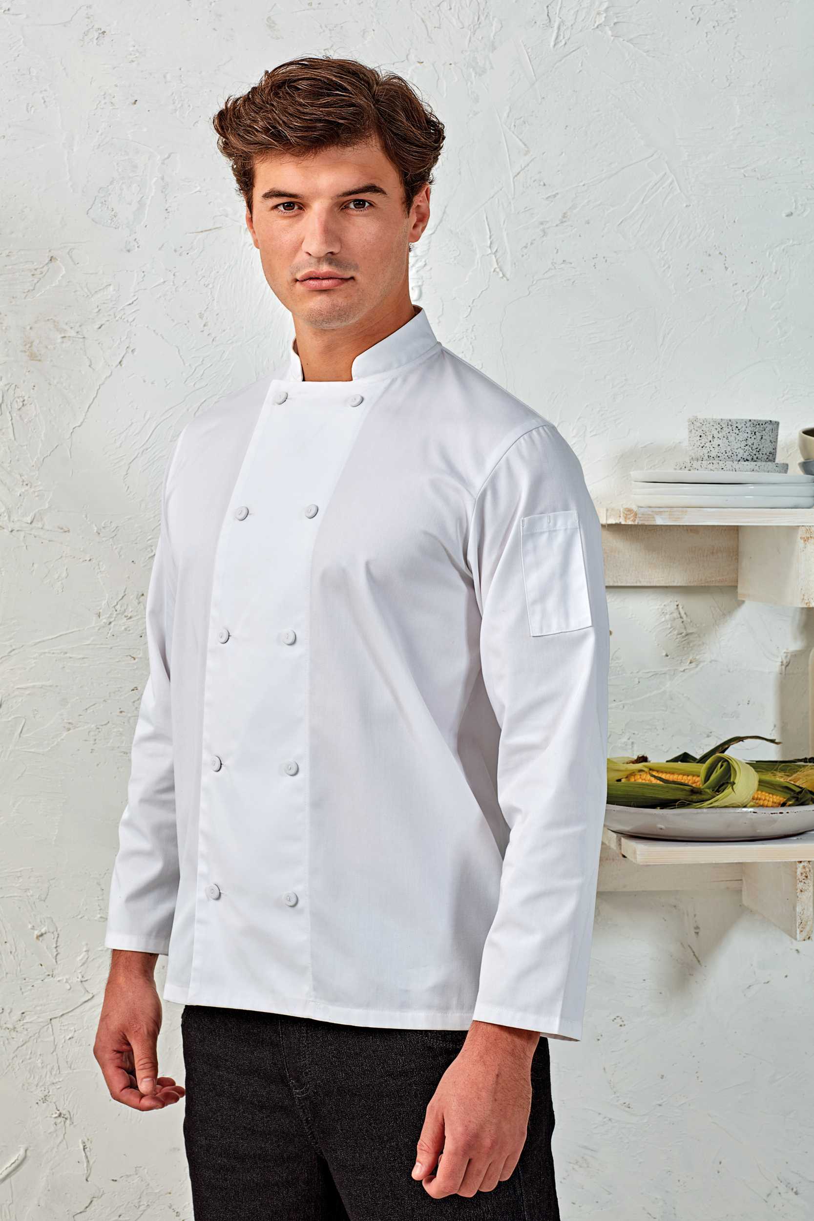  Premier Chaqueta de chef manga larga Coolchecker®