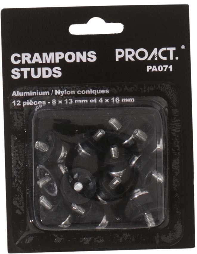  PROACT Caja de 12 tacos cónicos de aluminio/nylon