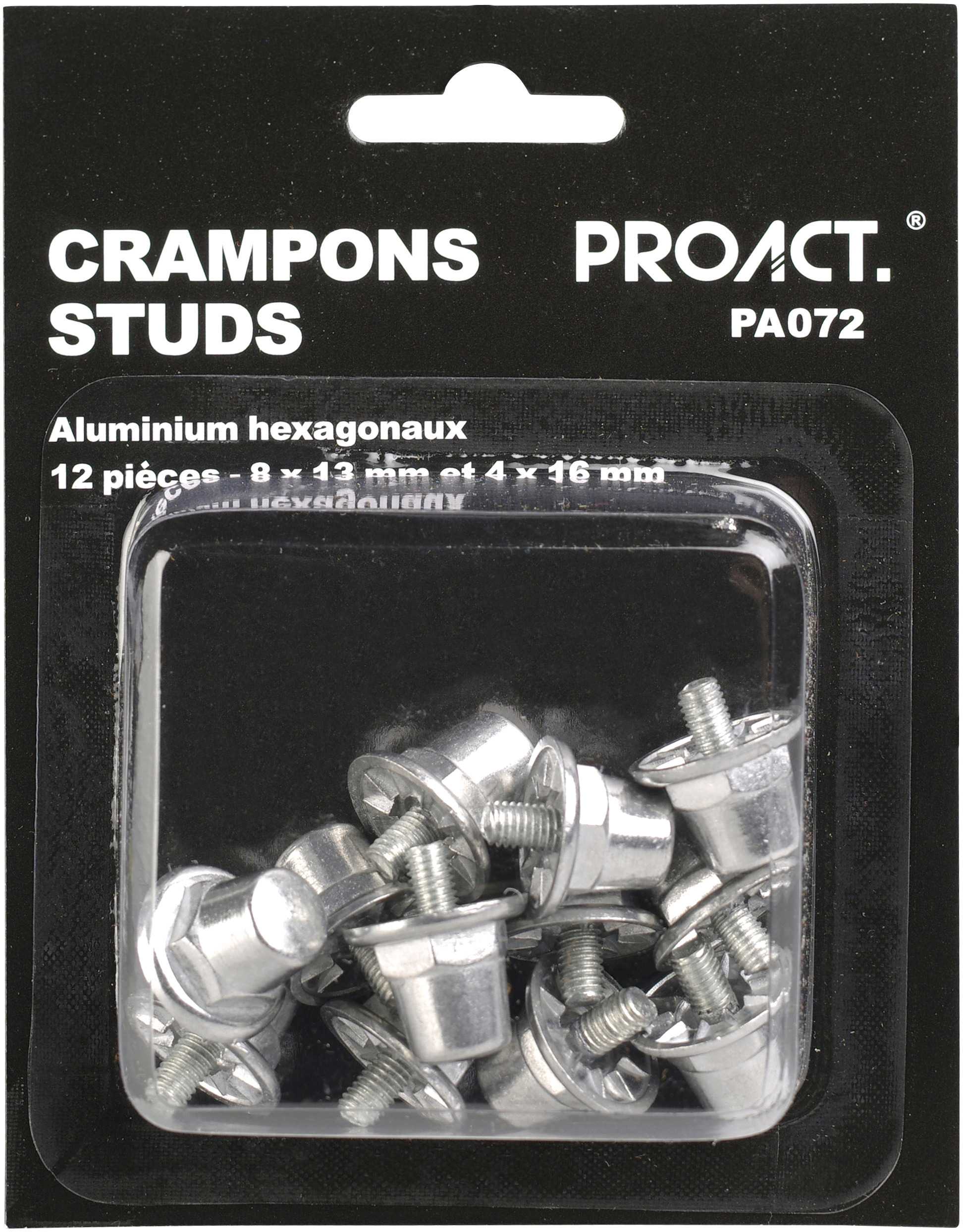  PROACT Caja de 12 tacos hexagonales de aluminio