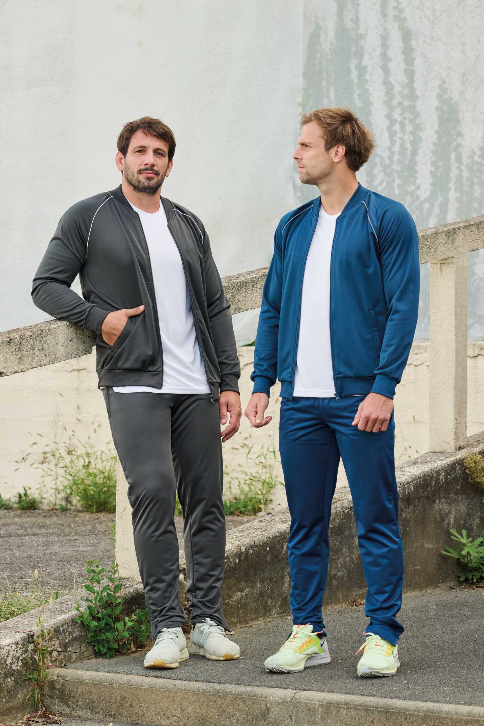  PROACT Chaqueta de deporte con cremallera y ribete - Unisex