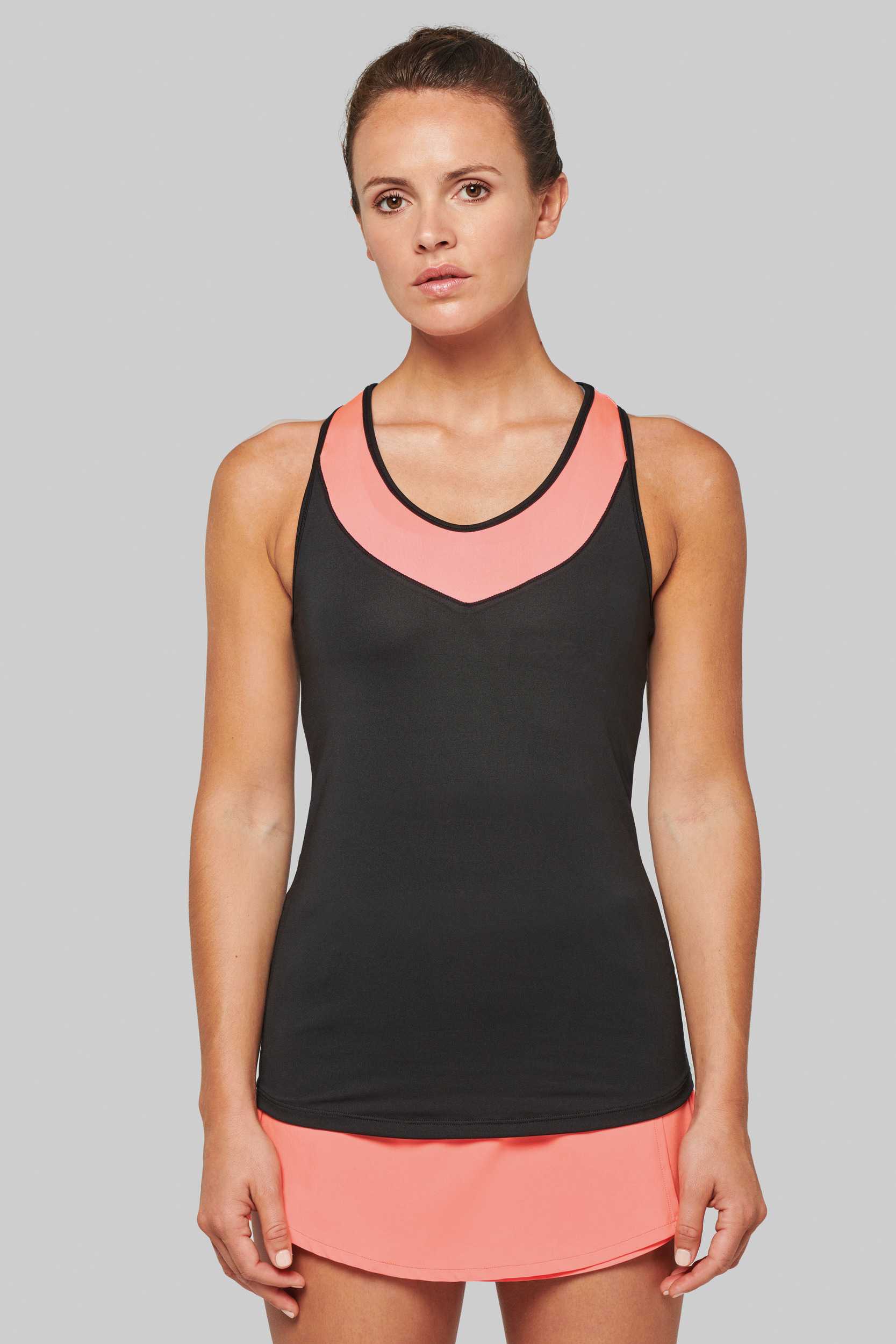 PROACT Camiseta pádel sin mangas bicolor mujer