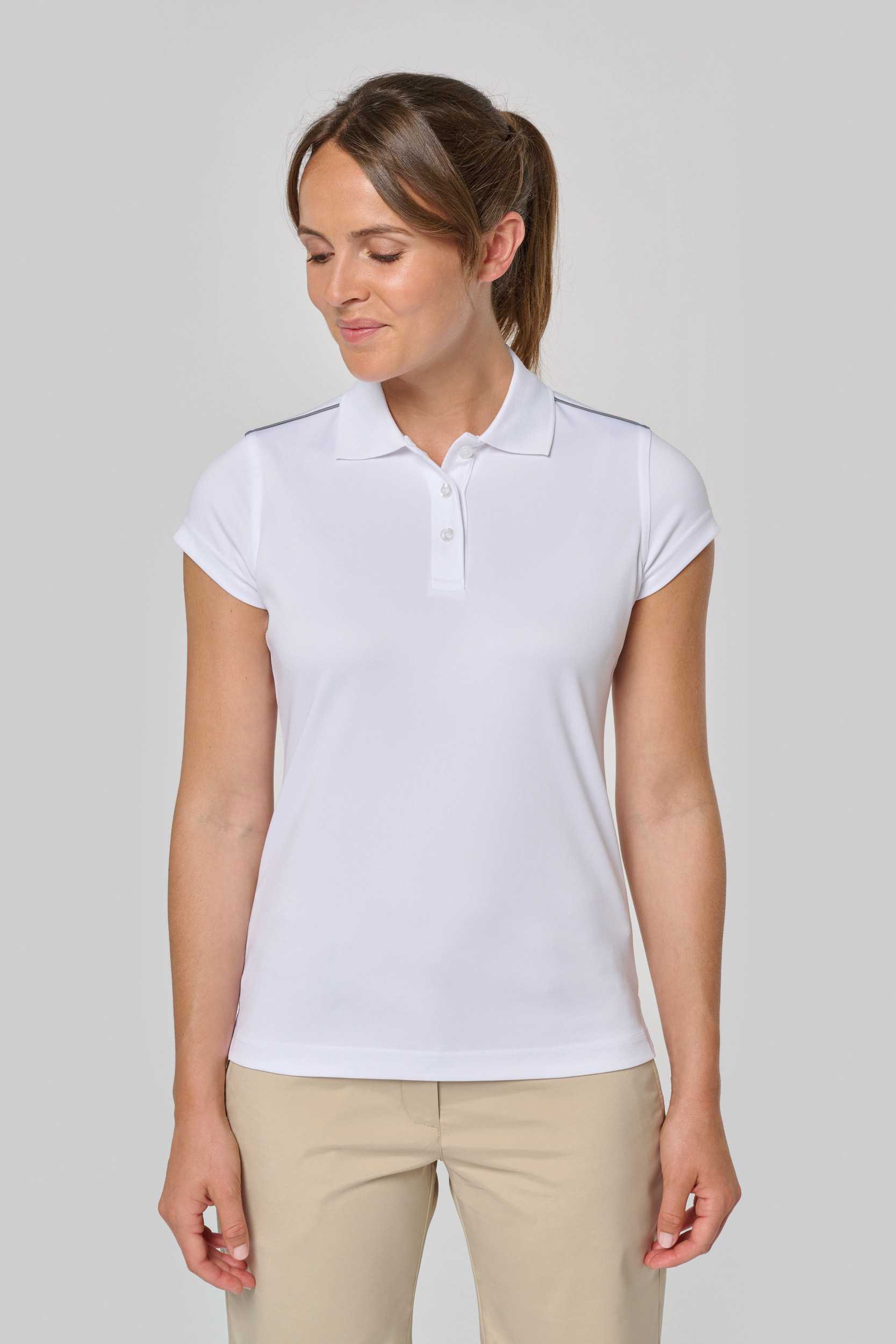  PROACT Polo interlock de manga corta mujer