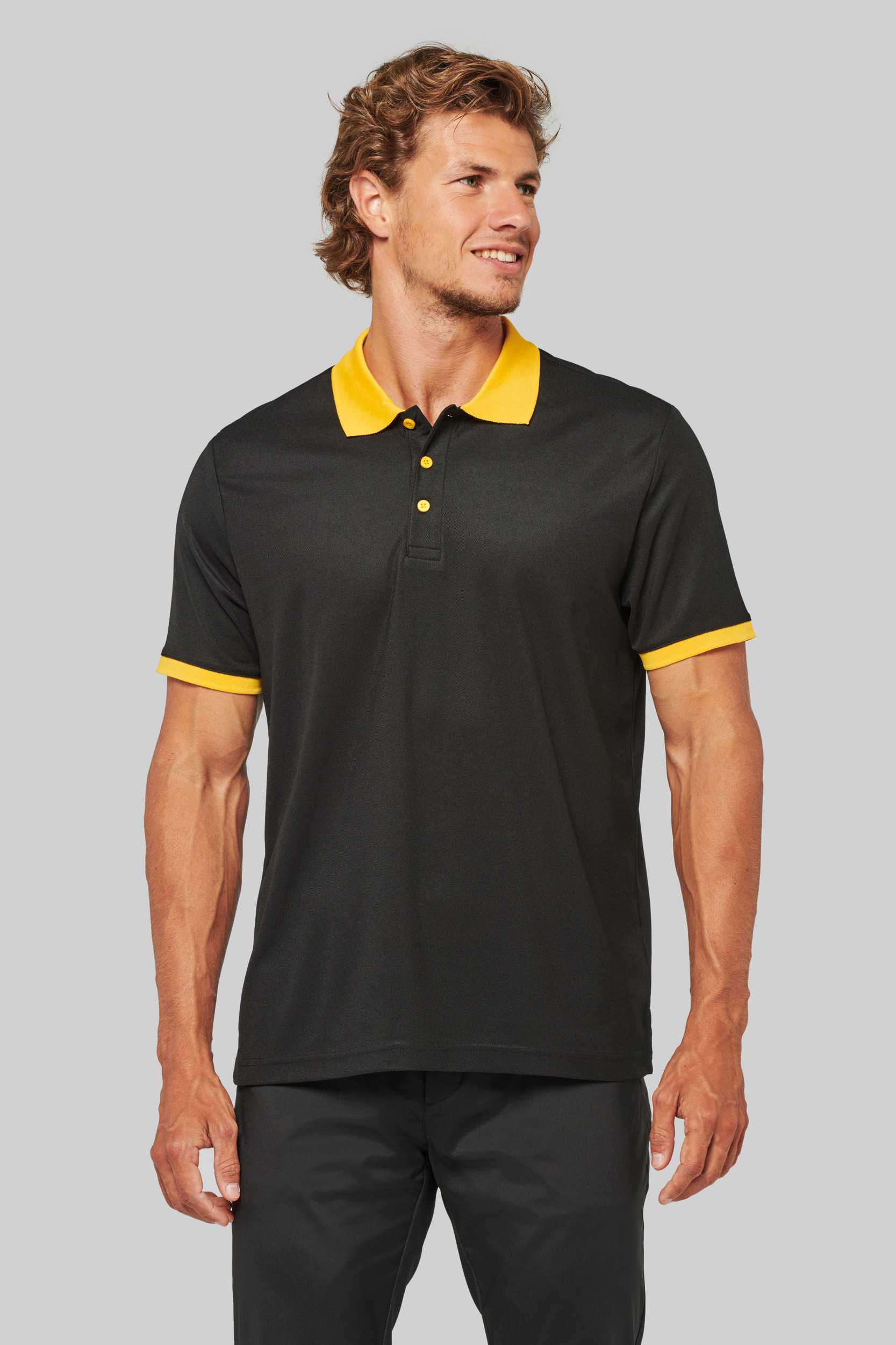Polo piqué performance hombre
