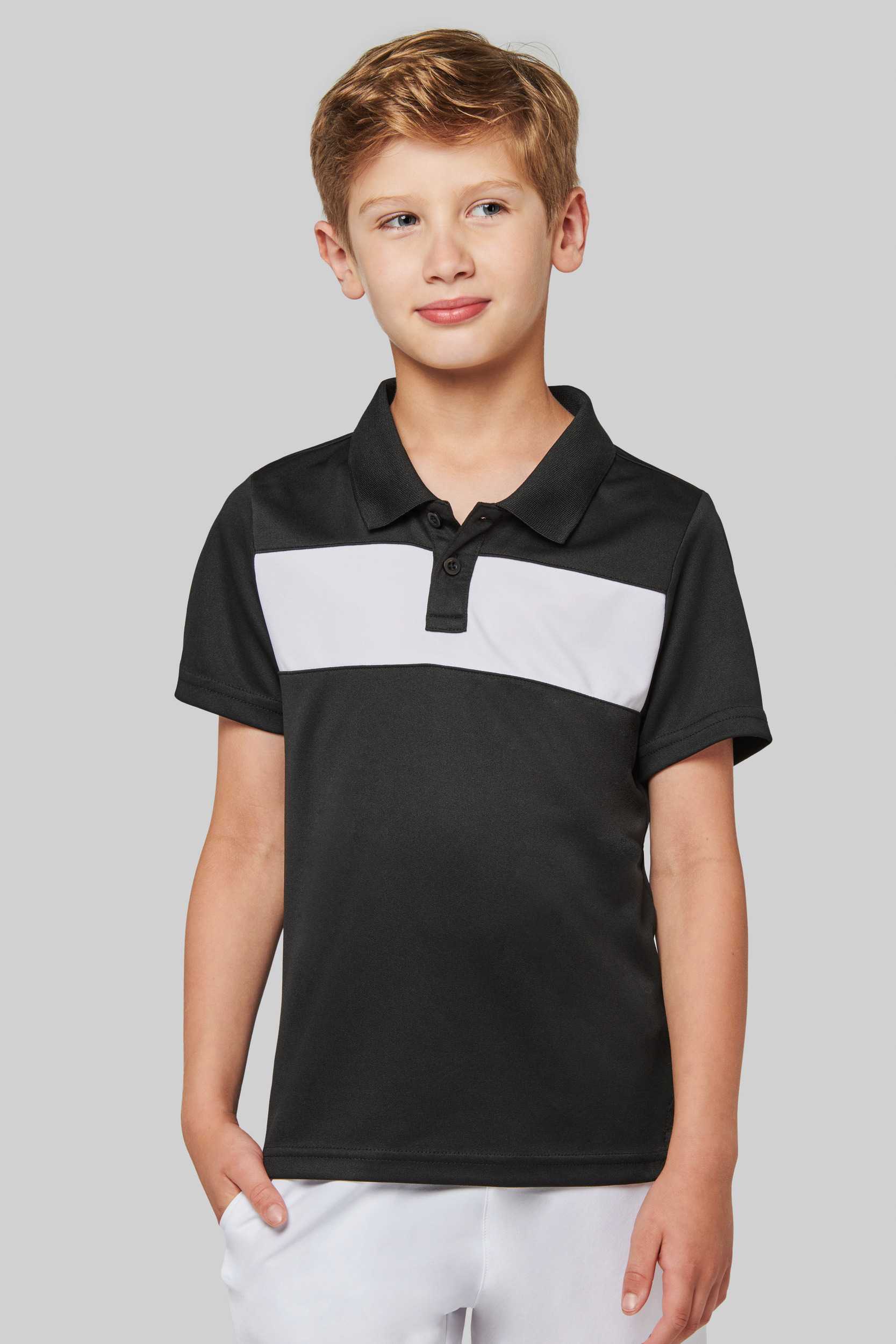 Polo de manga corta niños