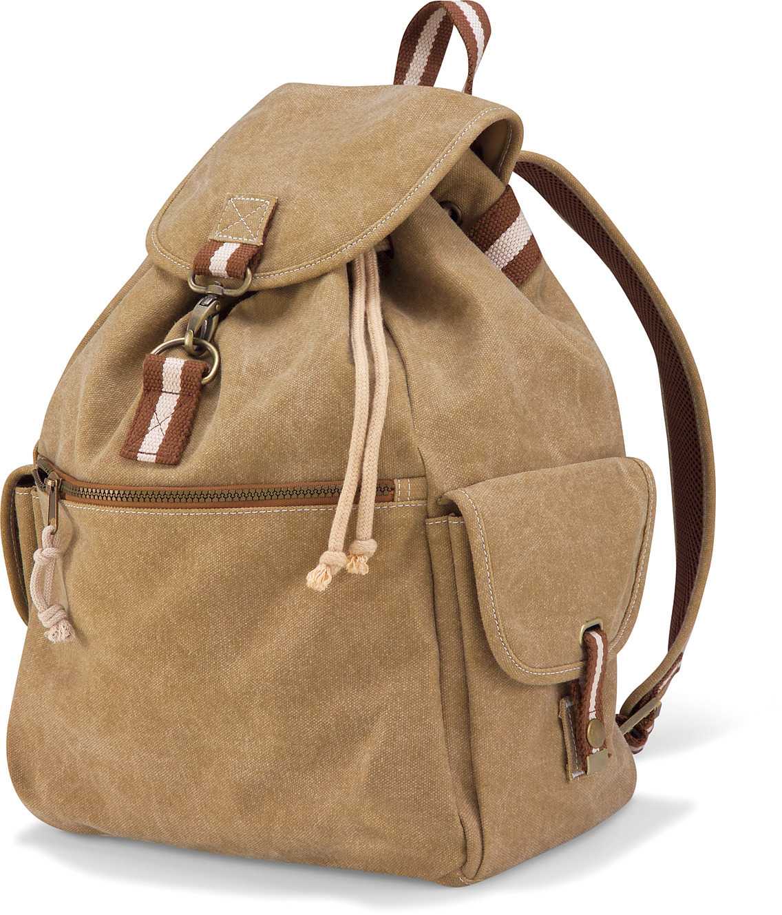  Quadra Mochila Canvas Vintage