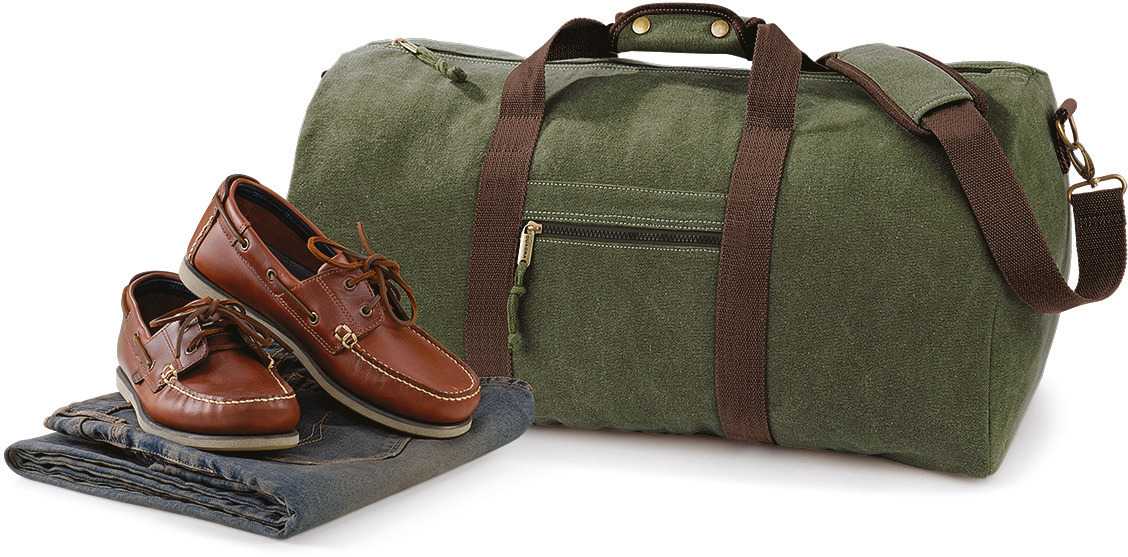  Quadra Bolsa de viaje Canvas Vintage