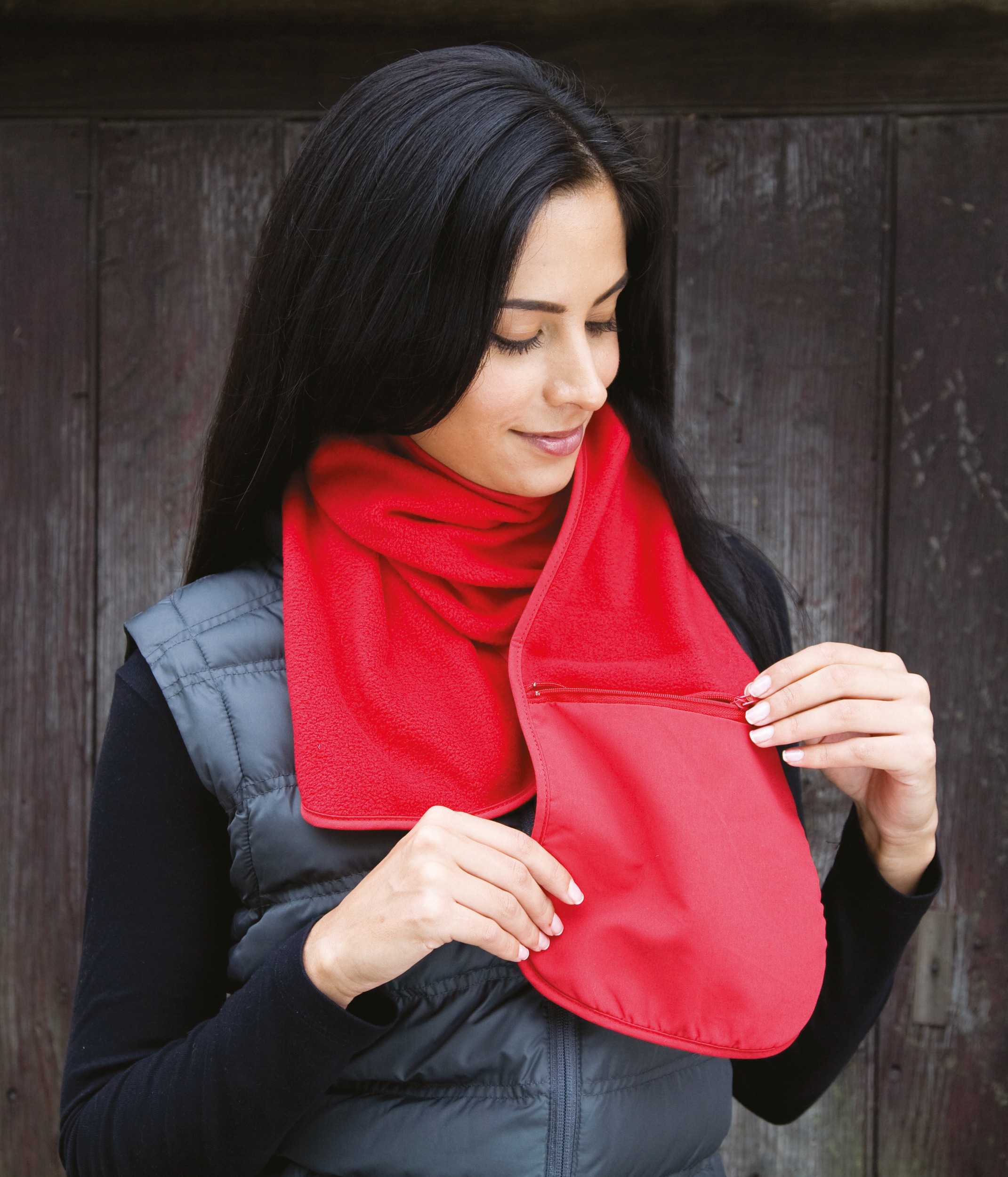  Result Bufanda Polartherm™ con bolsillo con cremallera