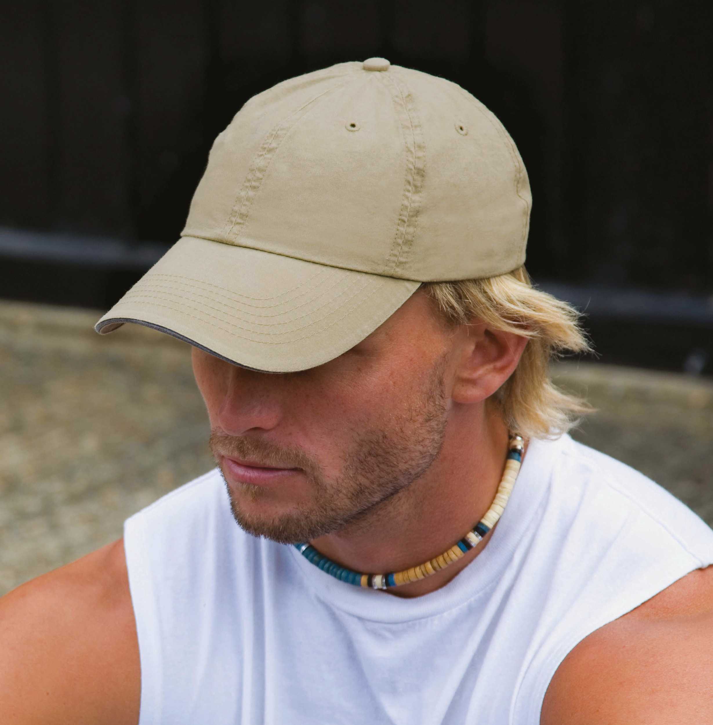  Result Gorra algodón fino lavado con sándwich