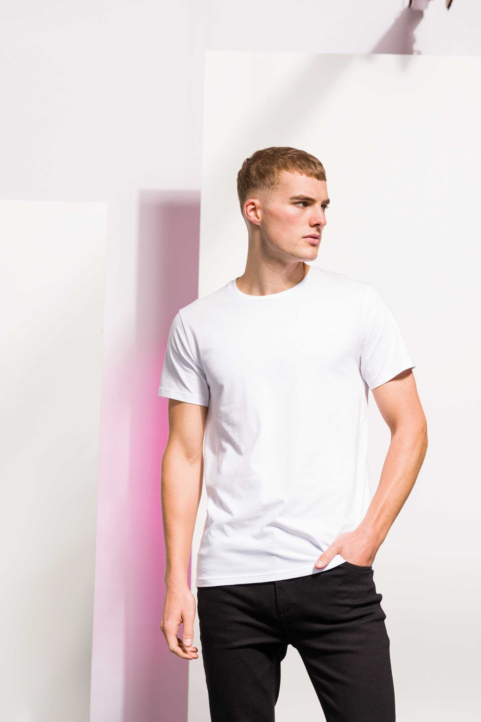  Skinni Fit Camiseta Feel Good cuello redondo hombre