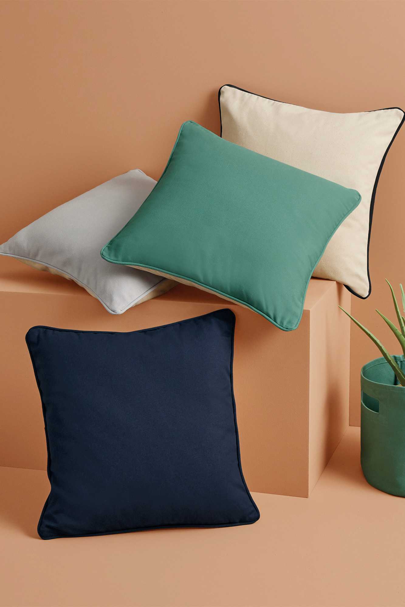  Westford Mill Funda de cojín con borde ribeteado<br/>