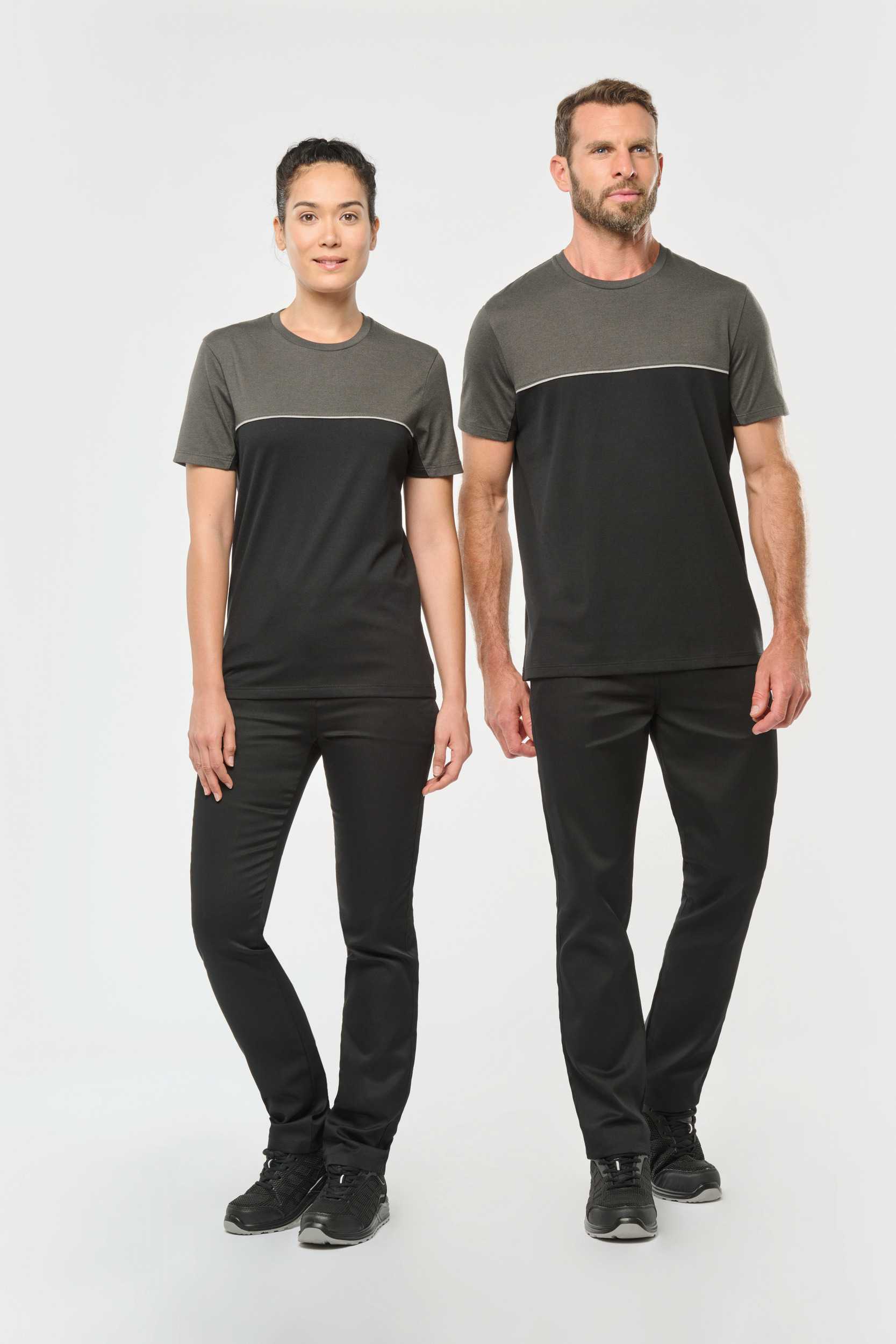  WK. Designed To Work Camiseta bicolor ecorresponsable manga corta - Unisex