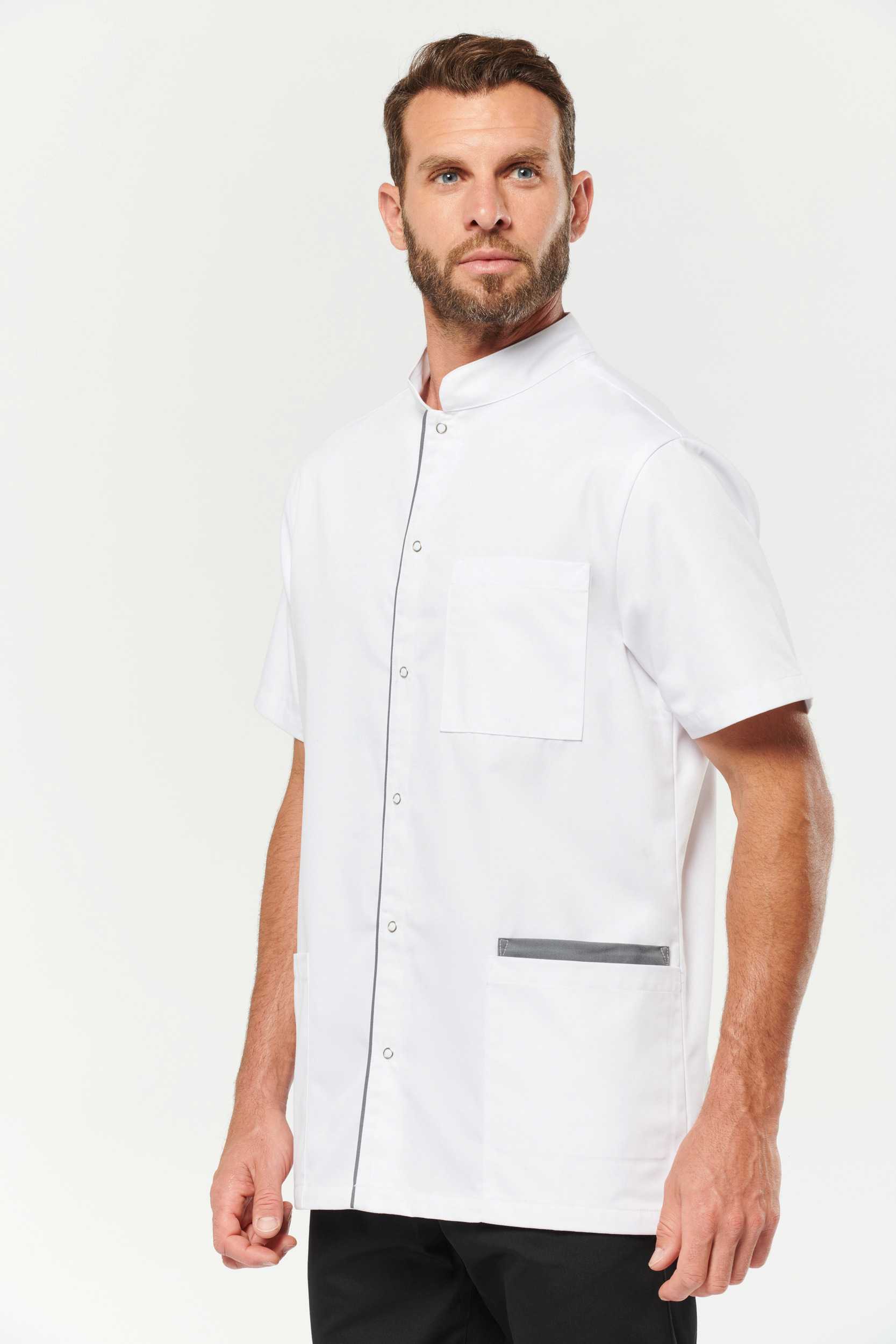  WK. Designed To Work Blusa polialgodón con botones a presión hombre