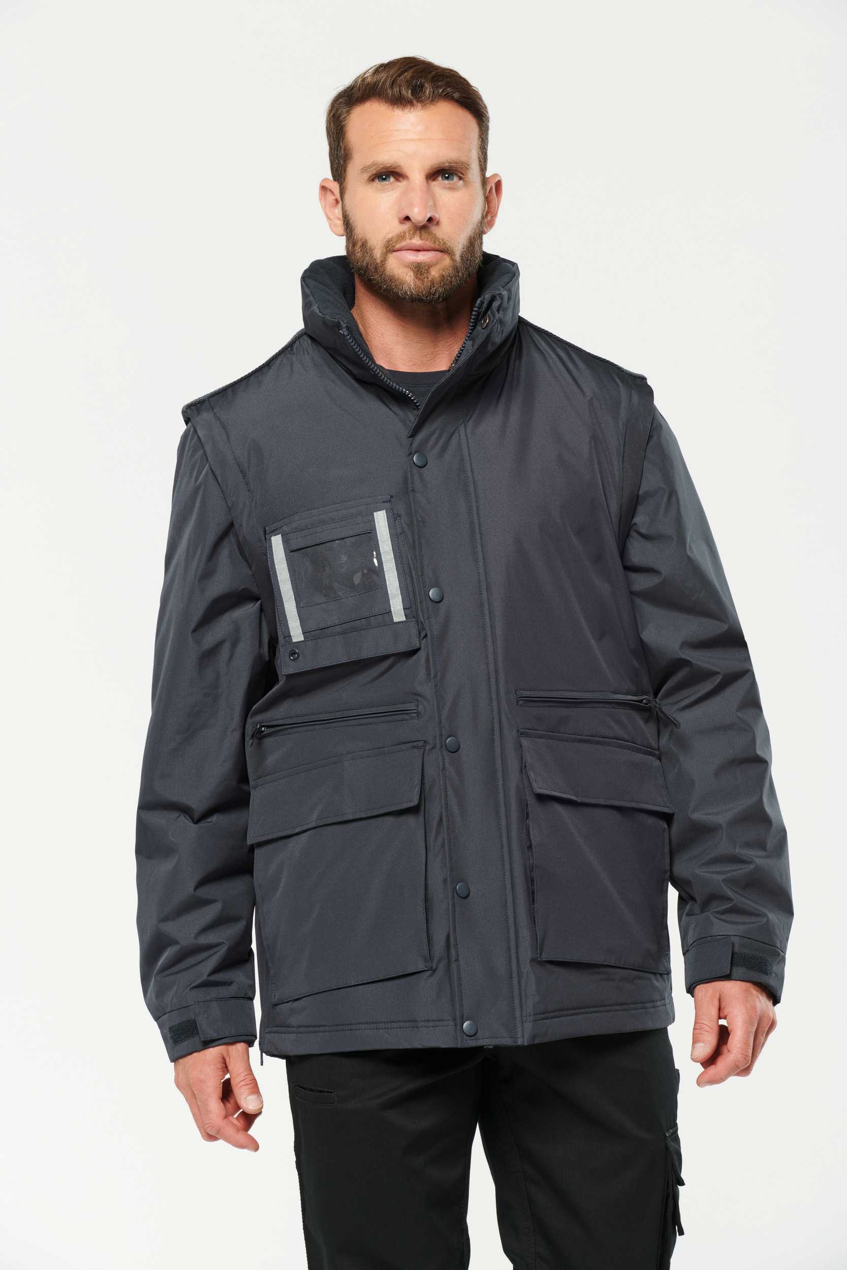  WK. Designed To Work Parka workwear con mangas extraíbles