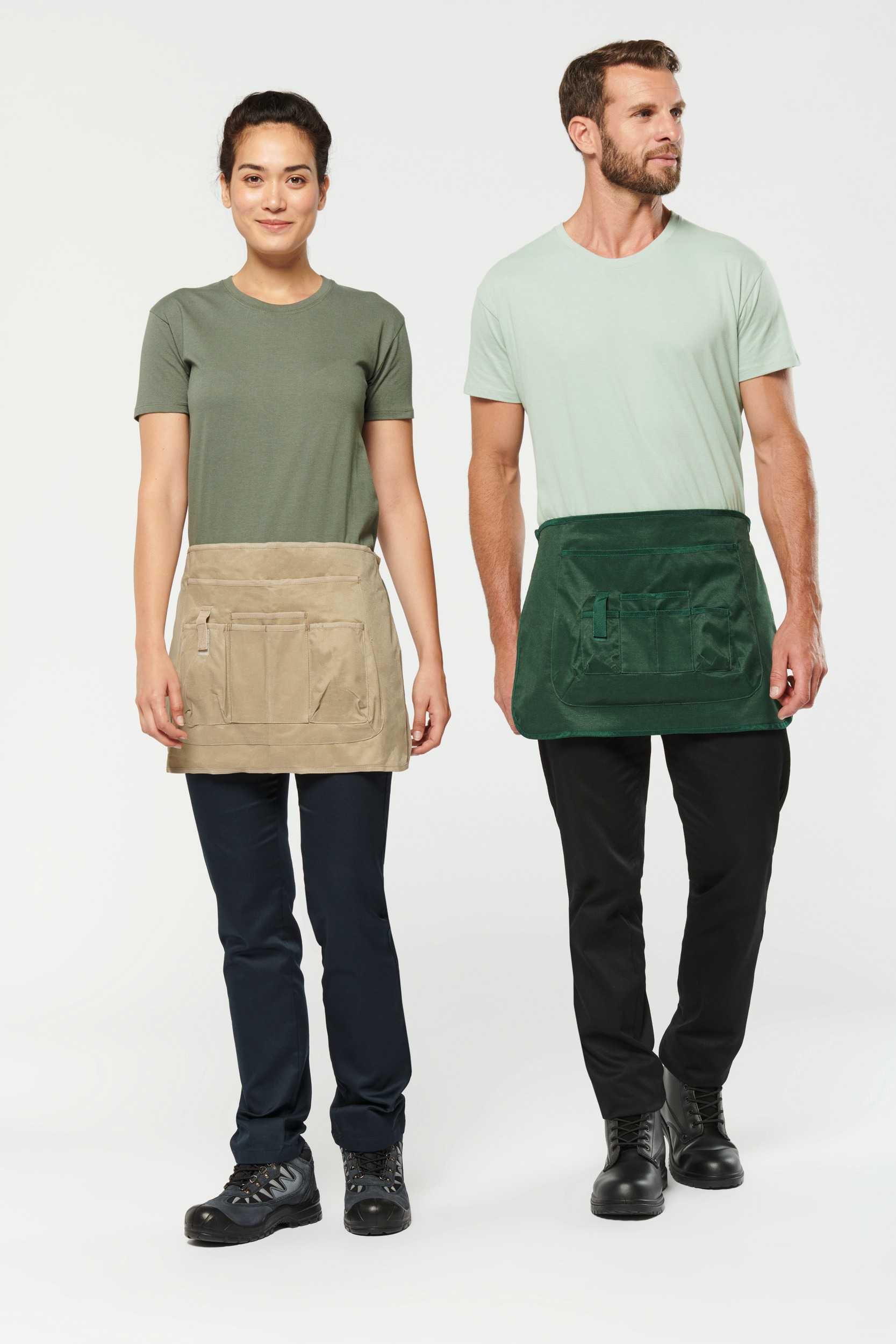  WK. Designed To Work Delantal corto ecorresponsable para jardinería - Unisex