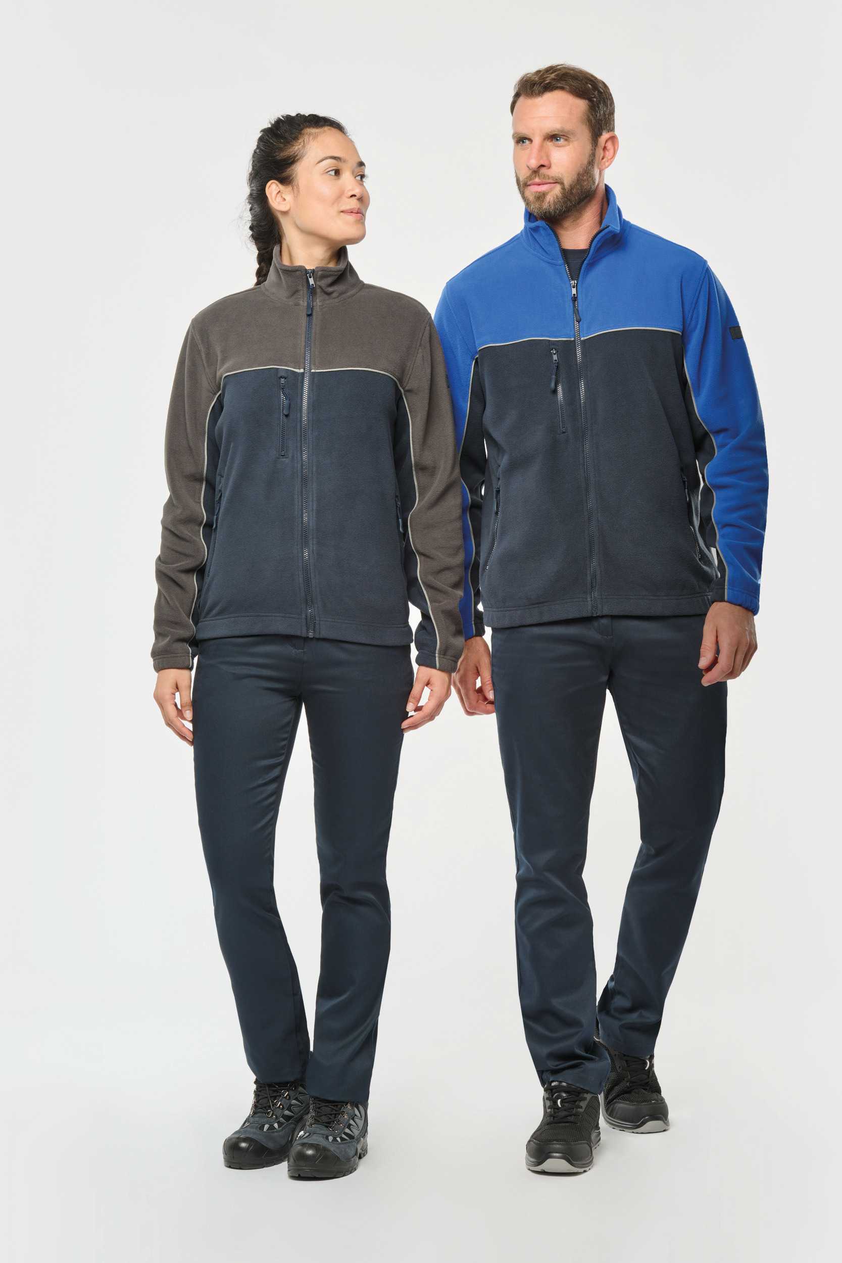  WK. Designed To Work Chaqueta micropolar bicolor ecorresponsable - Unisex