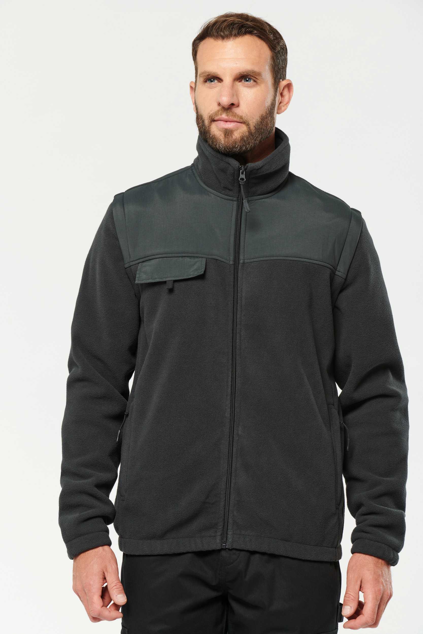  WK. Designed To Work Chaqueta polar con mangas extraíbles