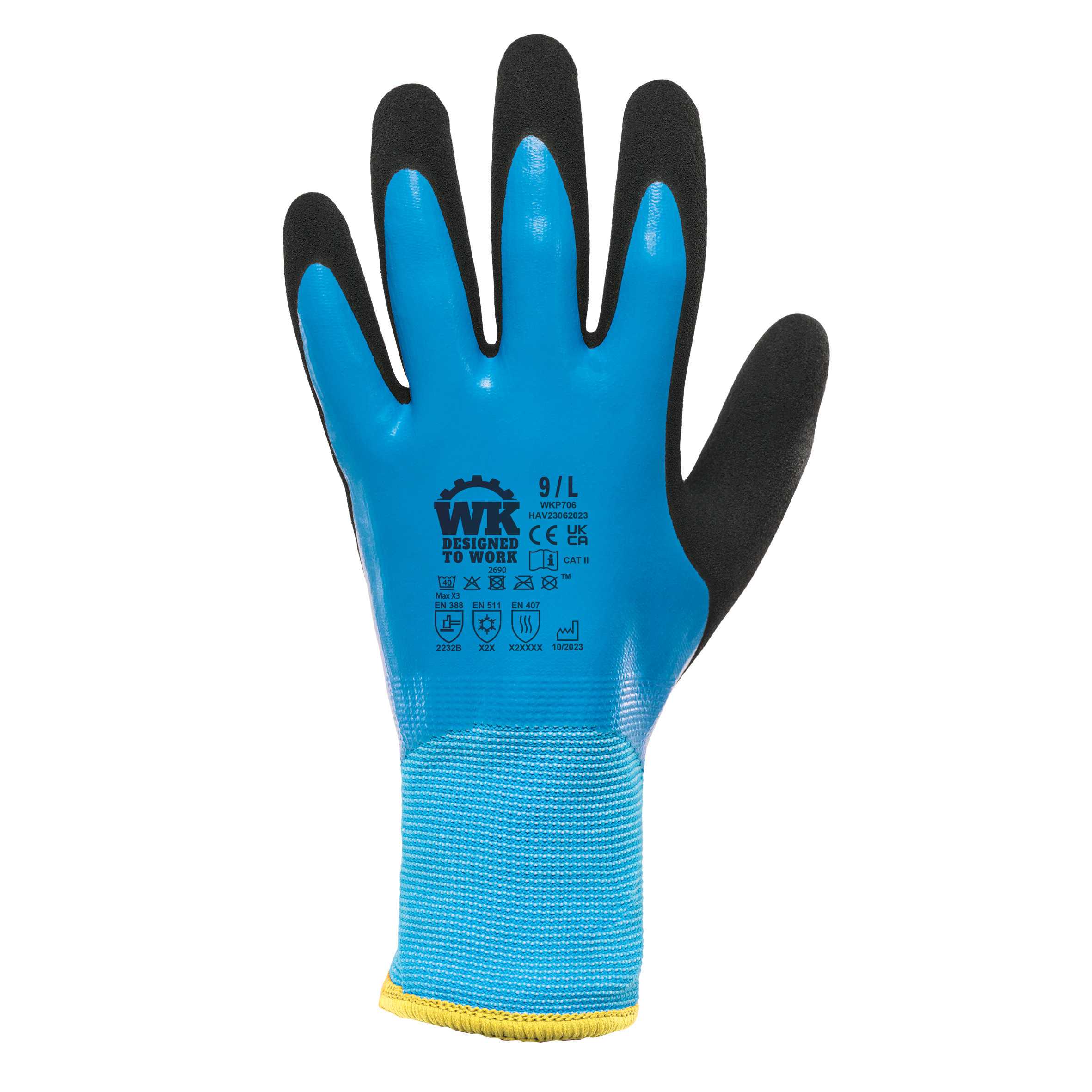  WK. Designed To Work Guantes de protección contra el frío