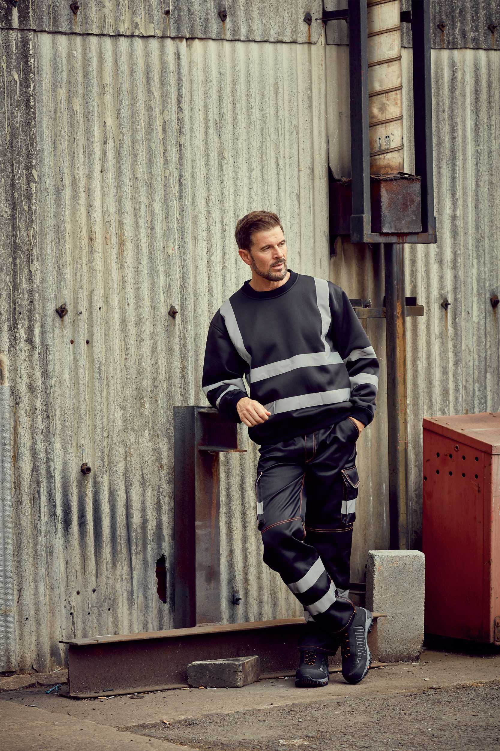  Yoko Sudadera alta visibilidad cuello redondo