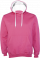 SUDADERA CAPUCHA MADRID FUCSIA/BLANCO 51