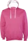 SUDADERA CAPUCHA MADRID FUCSIA/BLANCO 51