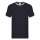 Camiseta manga corta, contraste en cuello y mangas Ringer-t Azul marino/blanco
