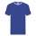Camiseta manga corta, contraste en cuello y mangas Ringer-t Azul royal/blanco