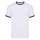 Camiseta manga corta, contraste en cuello y mangas Ringer-t Blanco/azul marino