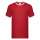 Camiseta manga corta, contraste en cuello y mangas Ringer-t Rojo/blanco