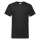 Camiseta manga corta de cuello pico Value cuello v Negro