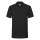Polo piqué manga corta 65/35 grueso Negro