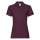 Polo de mujer manga corta Premium de mujer Granate